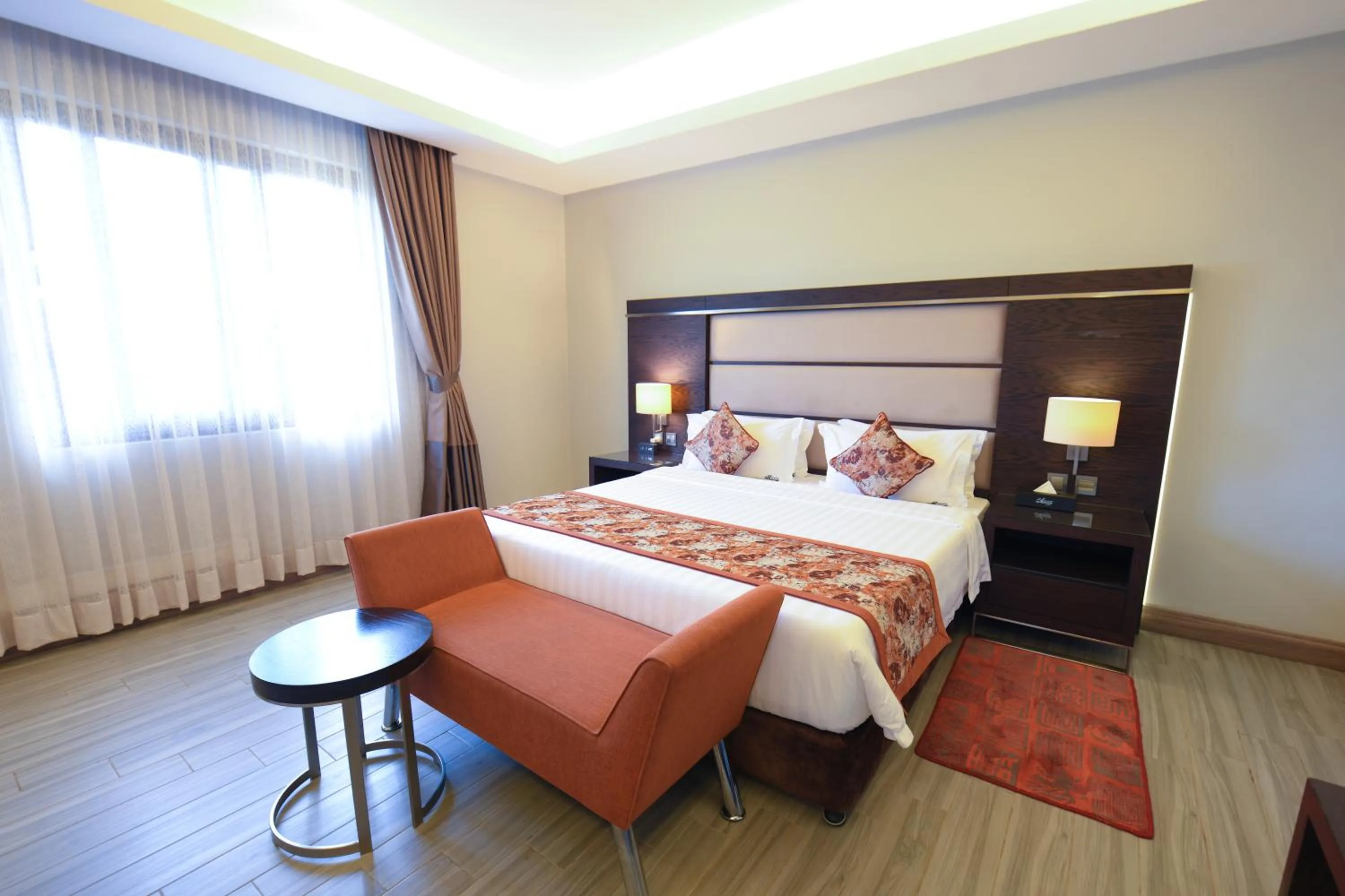 Bedroom, Bed in Athena Hotel Kampala