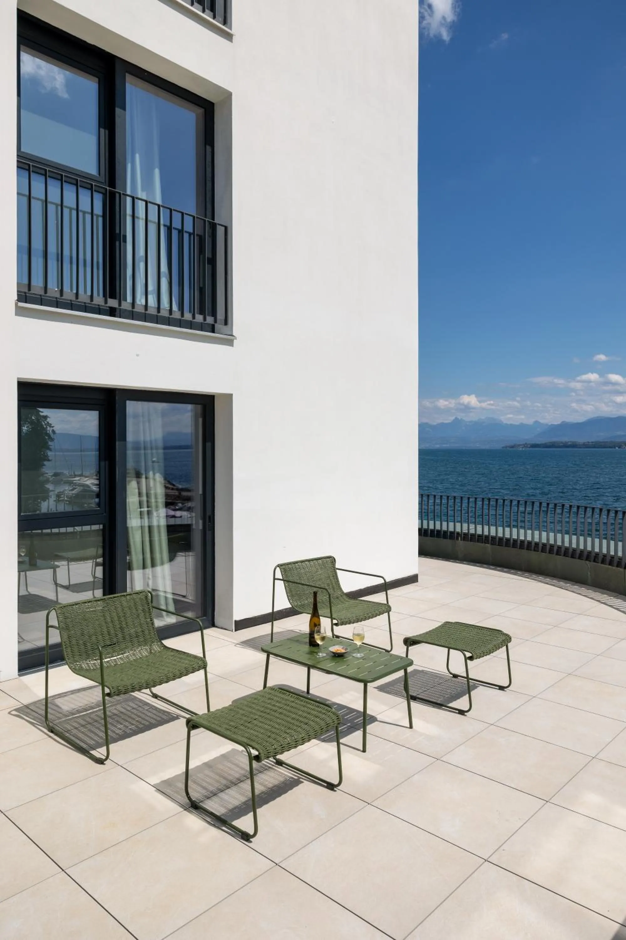 Patio in Maison du Lac Boutique Hôtel