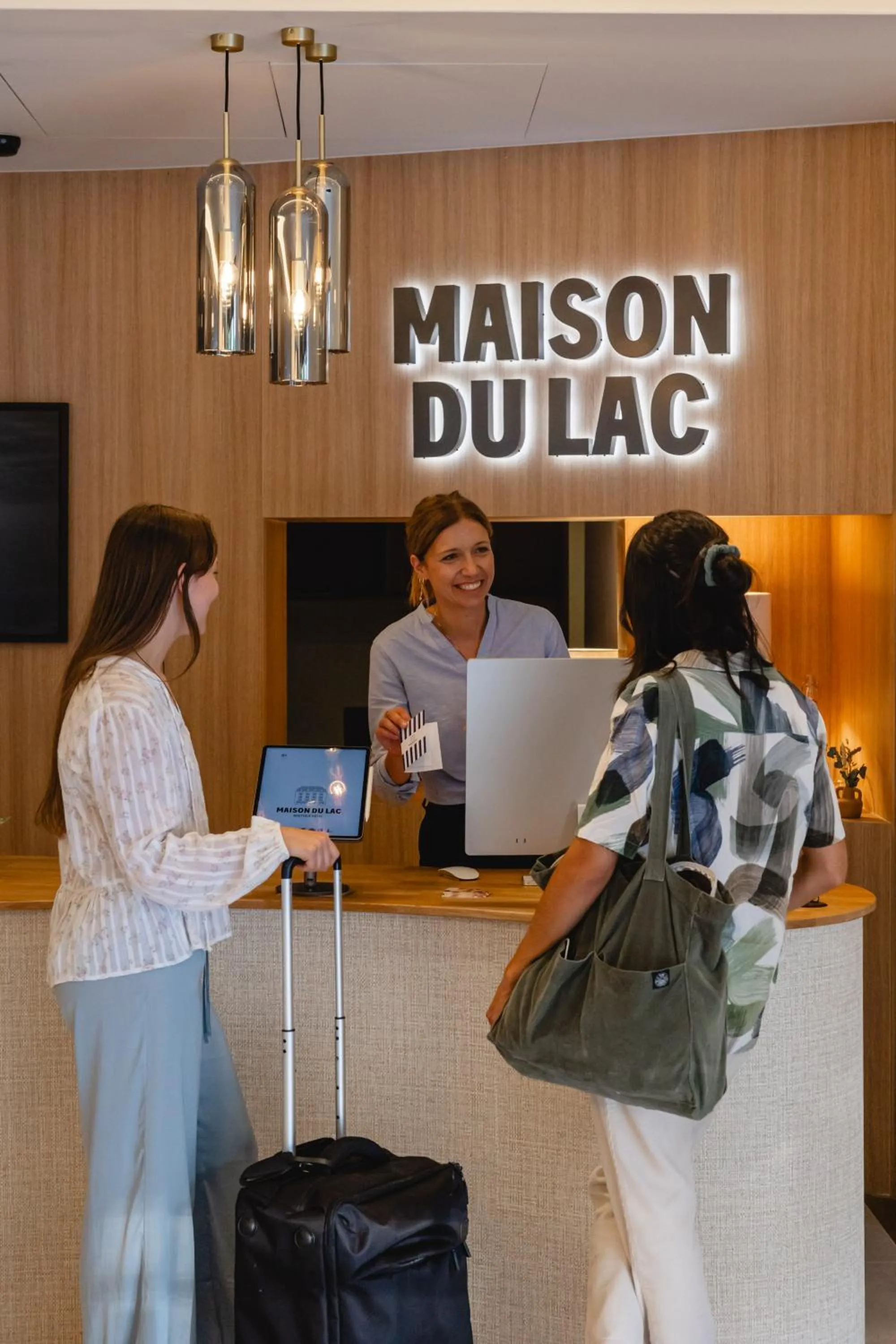 Lobby or reception in Maison du Lac Boutique Hôtel
