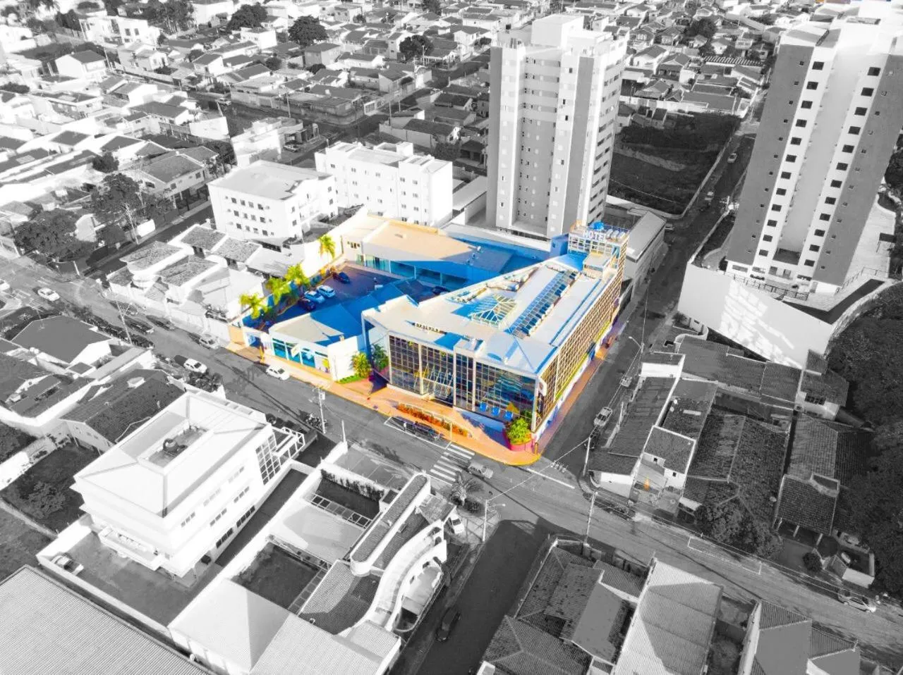 Bird's eye view in Riellis Center Hotel