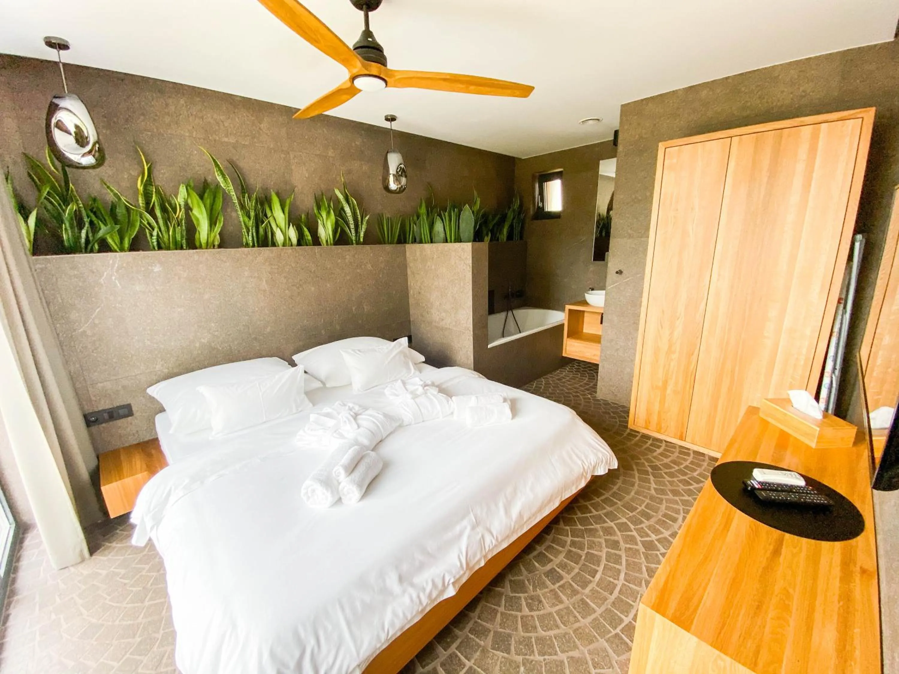 Bedroom, Bed in Penzión & Wellness MERIDIANA Bojnice rezort