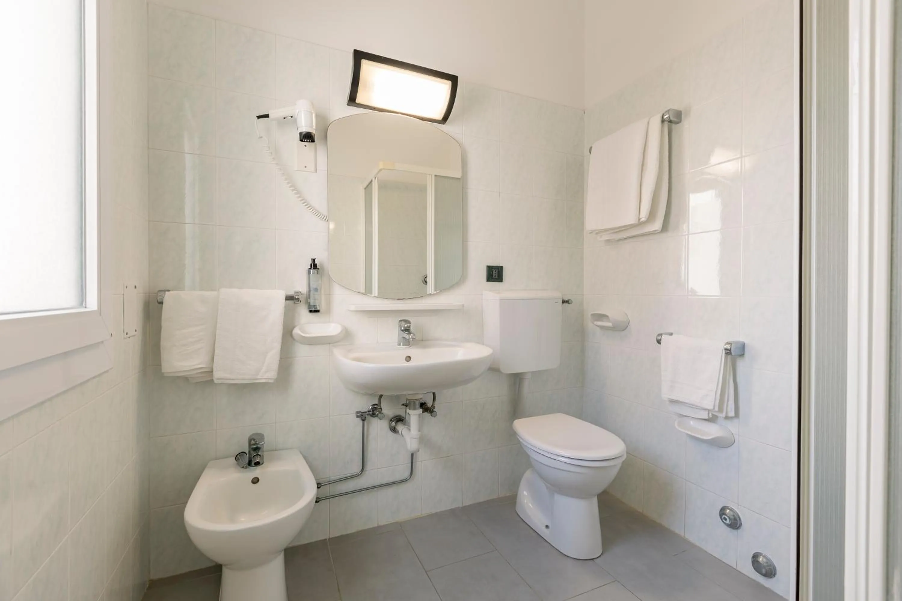 Toilet in Hotel Centrale