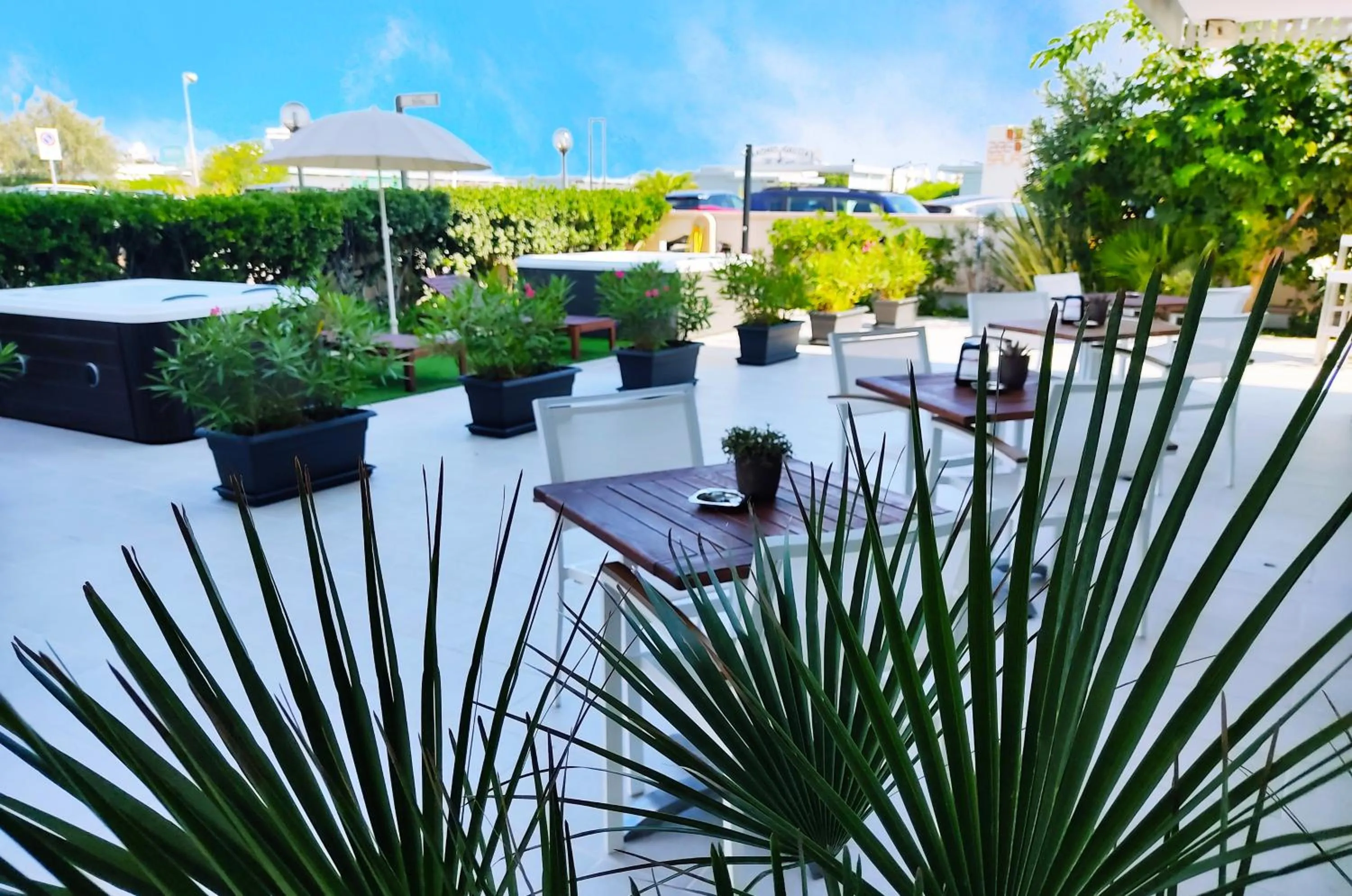 Patio in Hotel Centrale