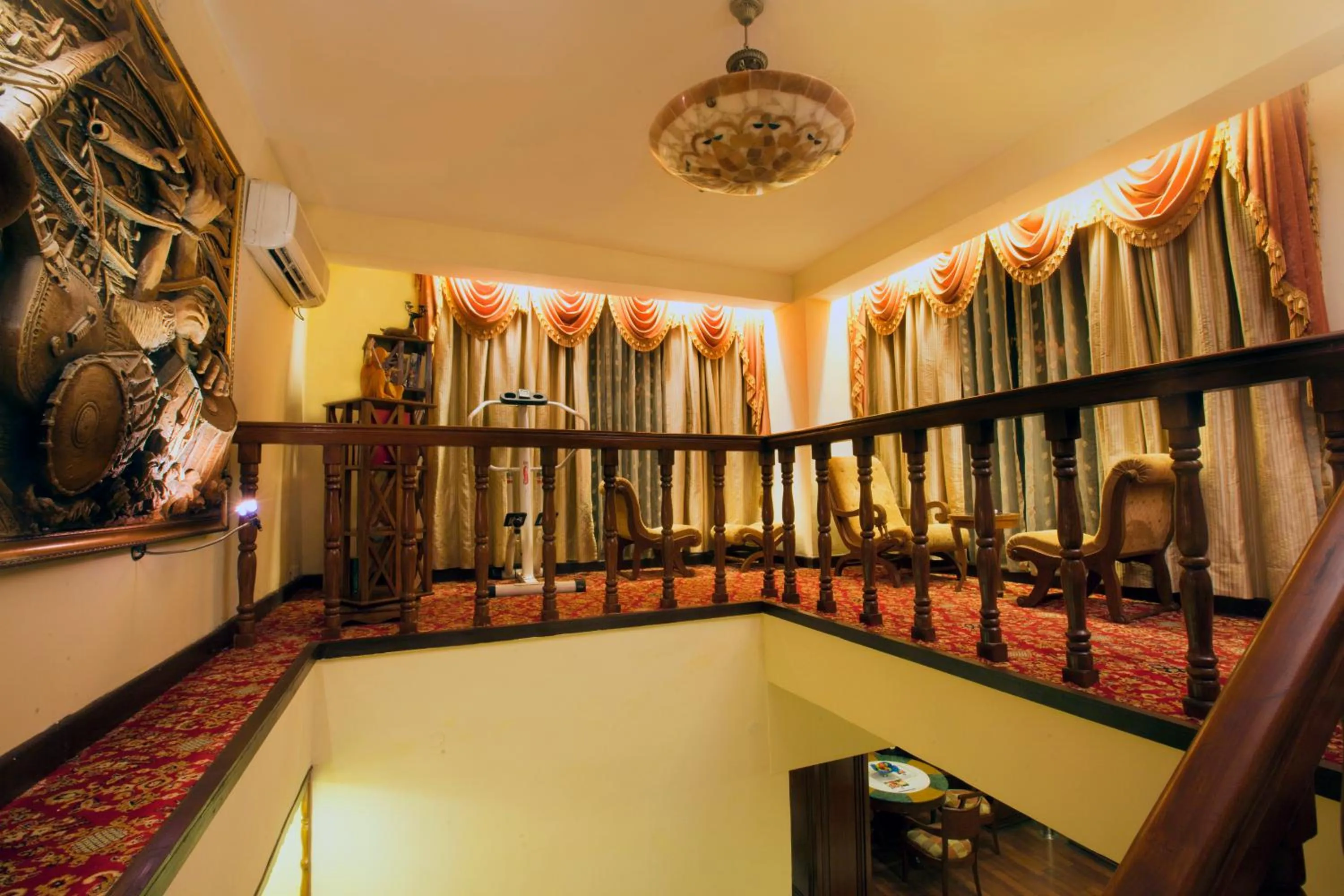 Decorative detail in Regenta Orko's Haridwar, Motichur , 10 min from Har ki Pauri