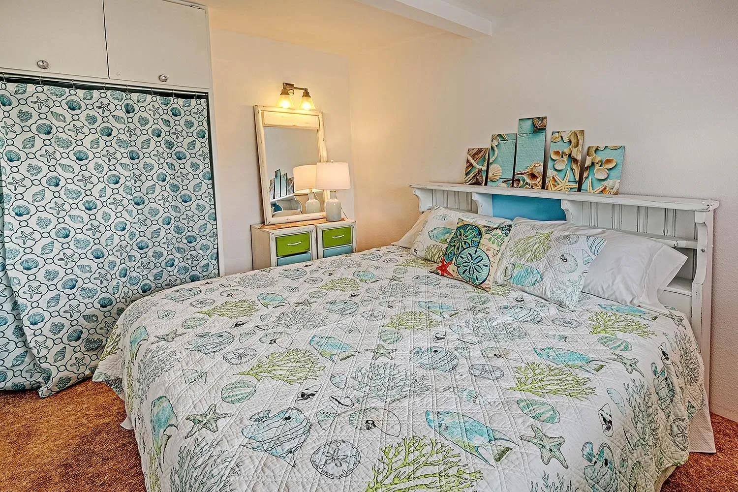 Bed in Shine On Condo