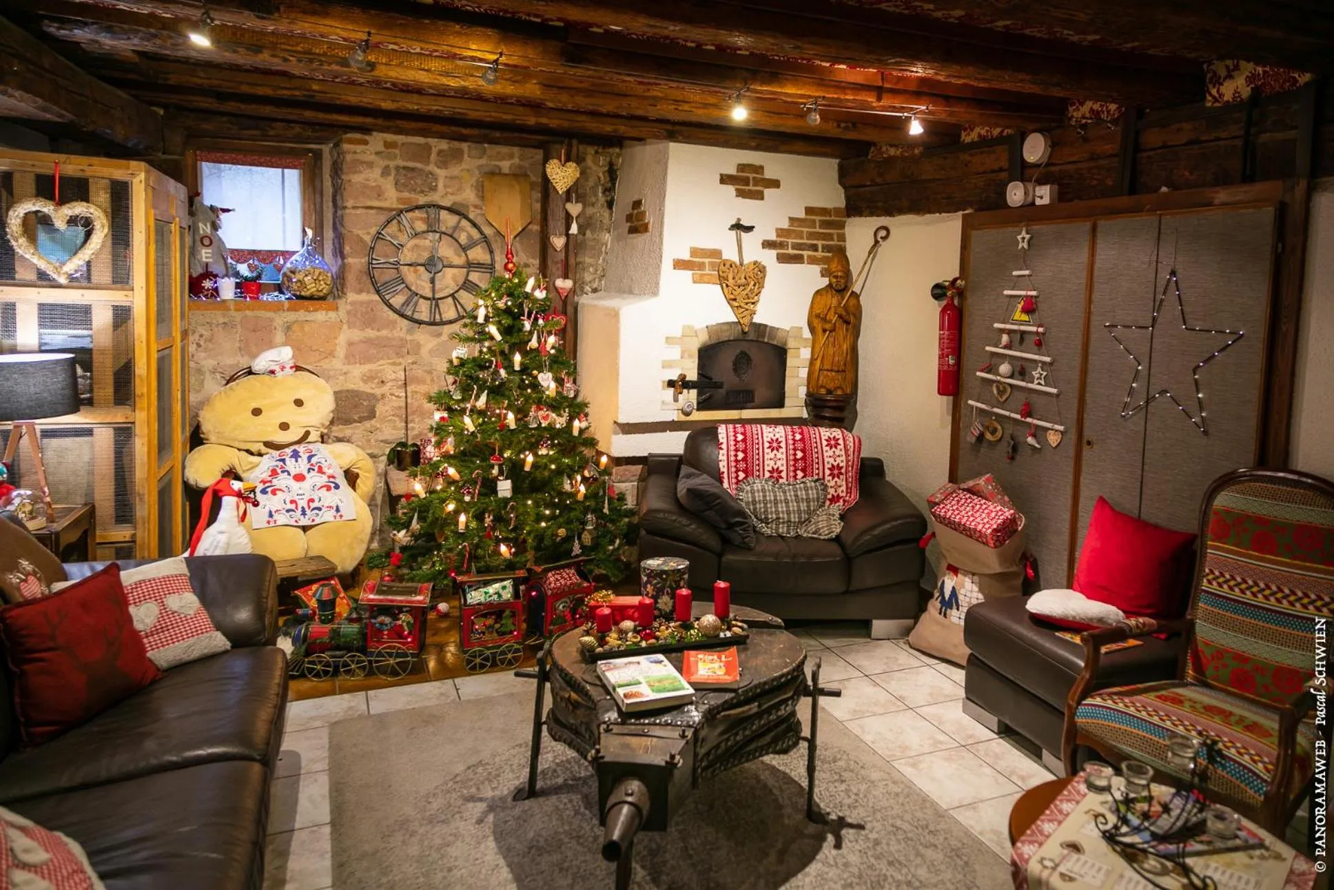 Living room in Hôtel le Saint Nicolas