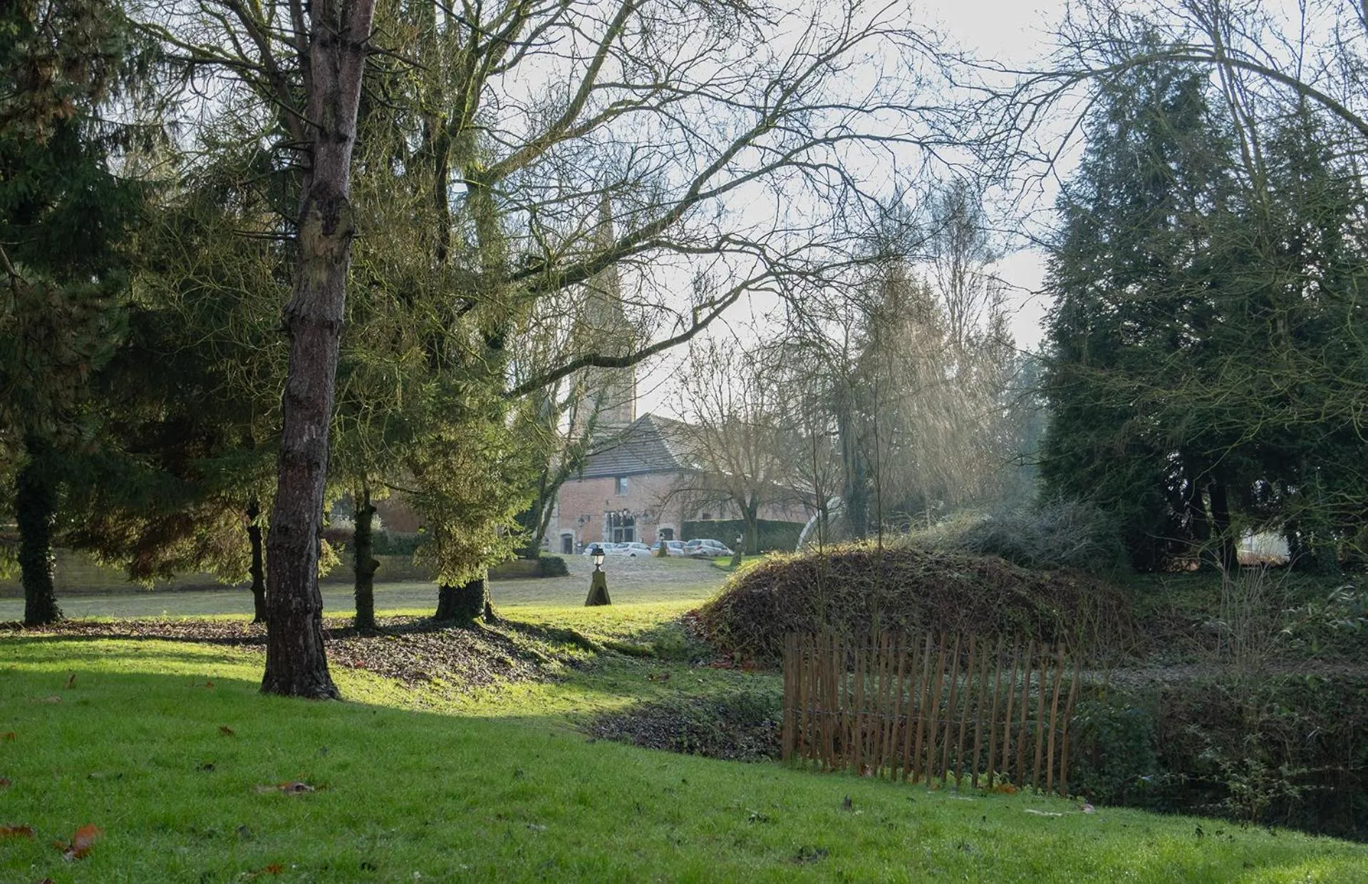 Garden in LOGIS-Hôtel-Restaurant La Gentilhommière
