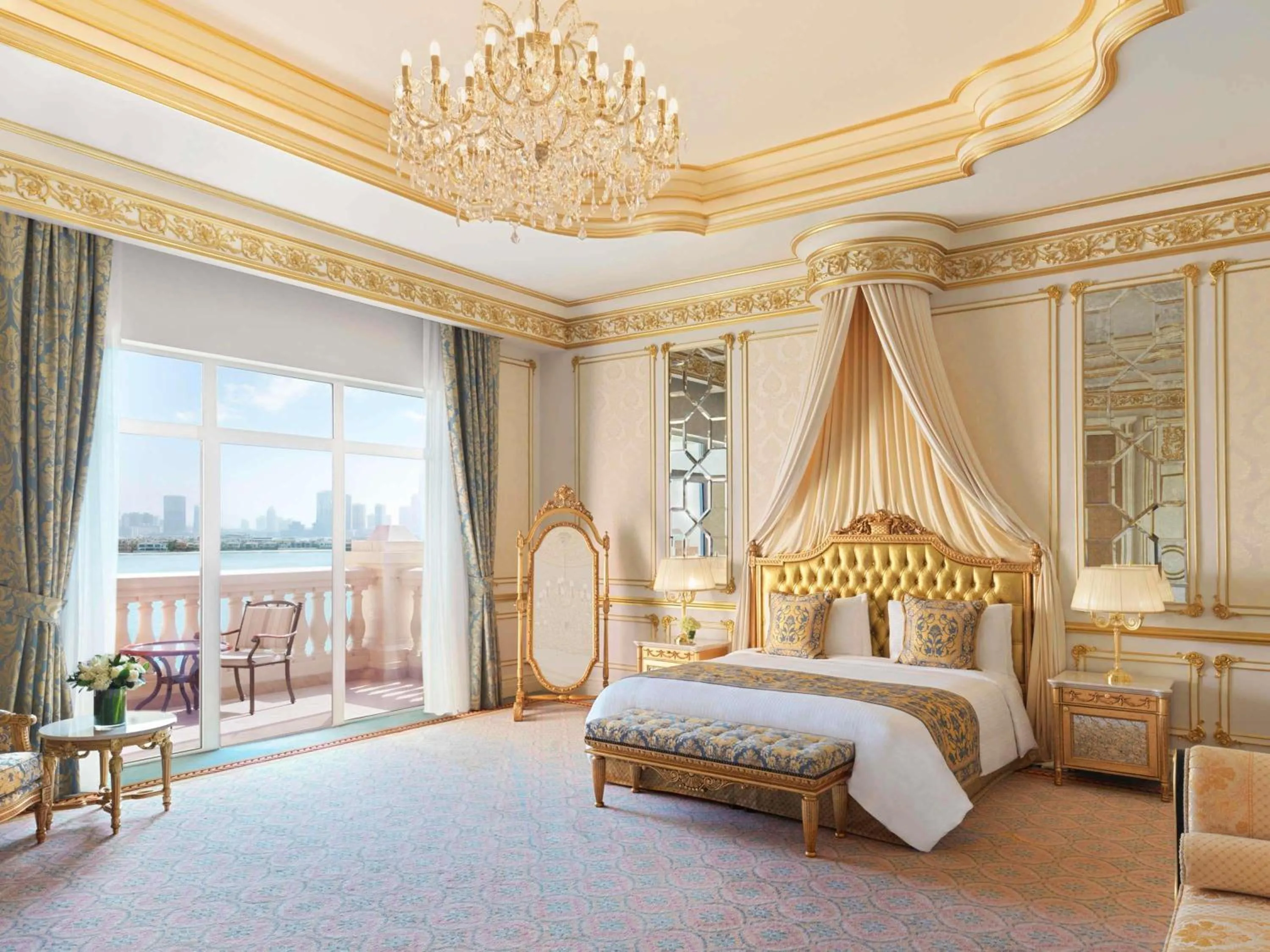 Bedroom, Bed in Raffles The Palm