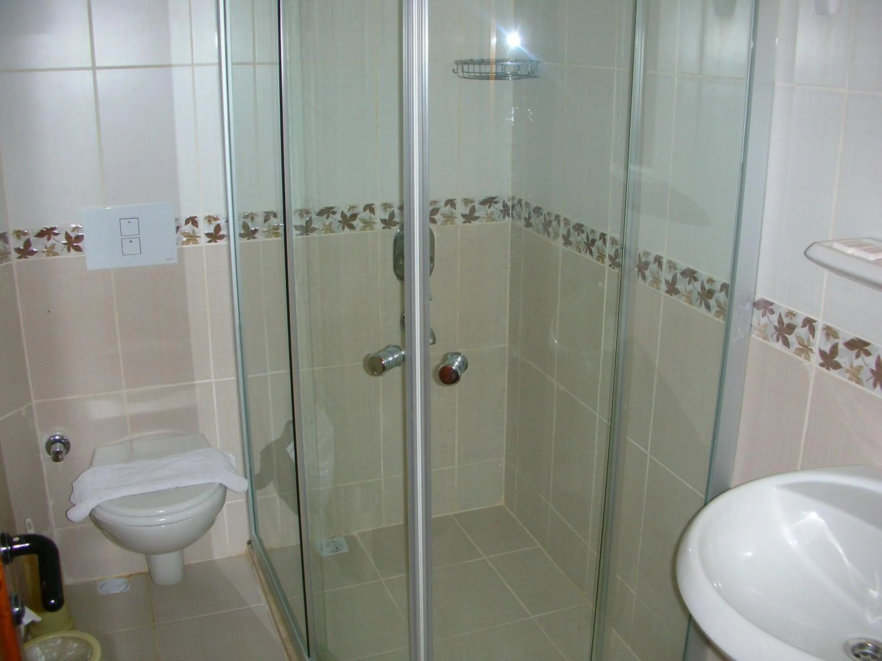 Shower in Eden Hotel