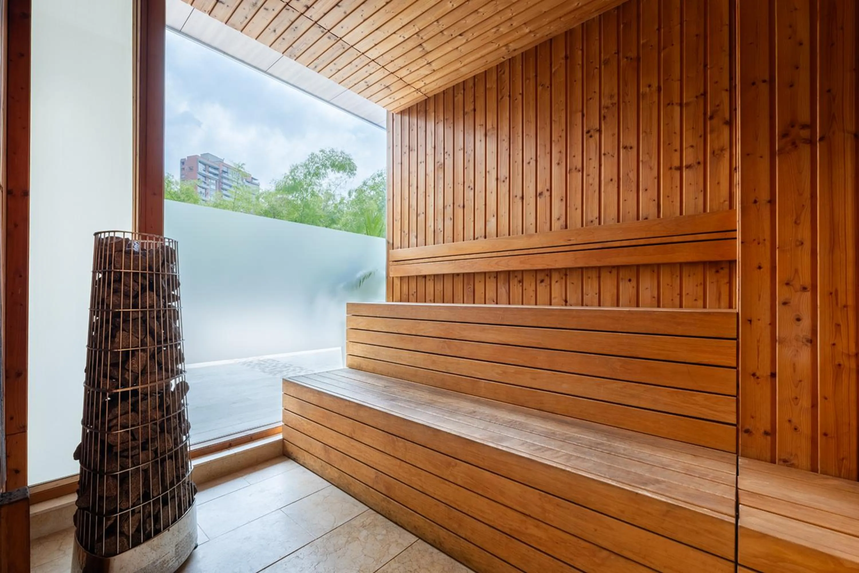 Sauna in Estelar La Torre Suites