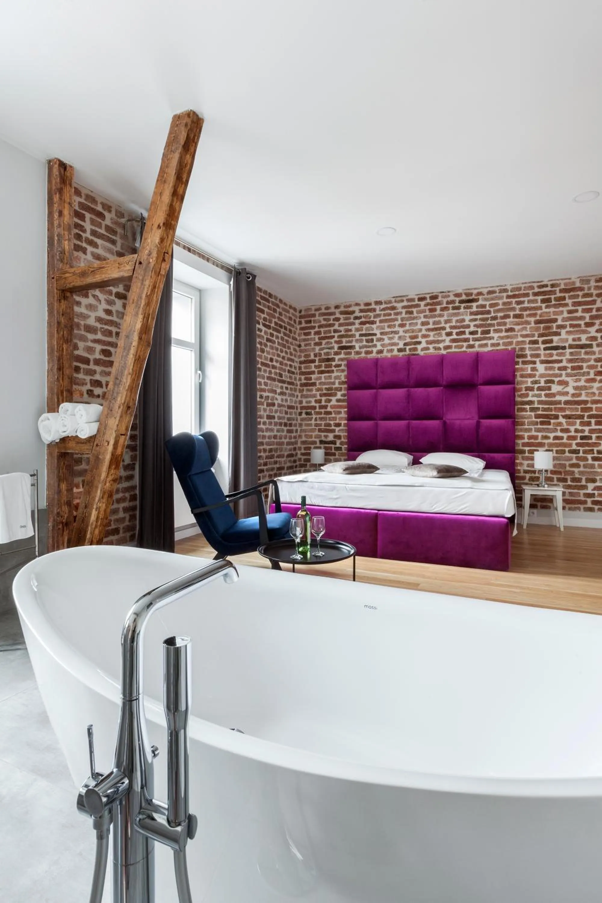 Bed in Cinema Apartments