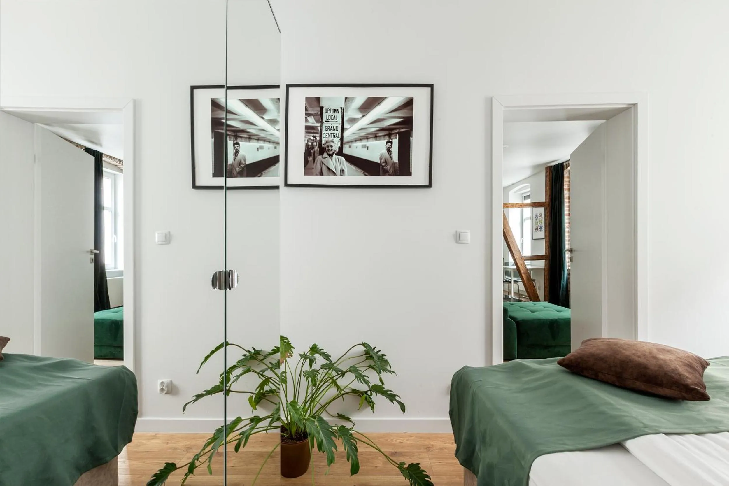 Bed in Cinema Apartments