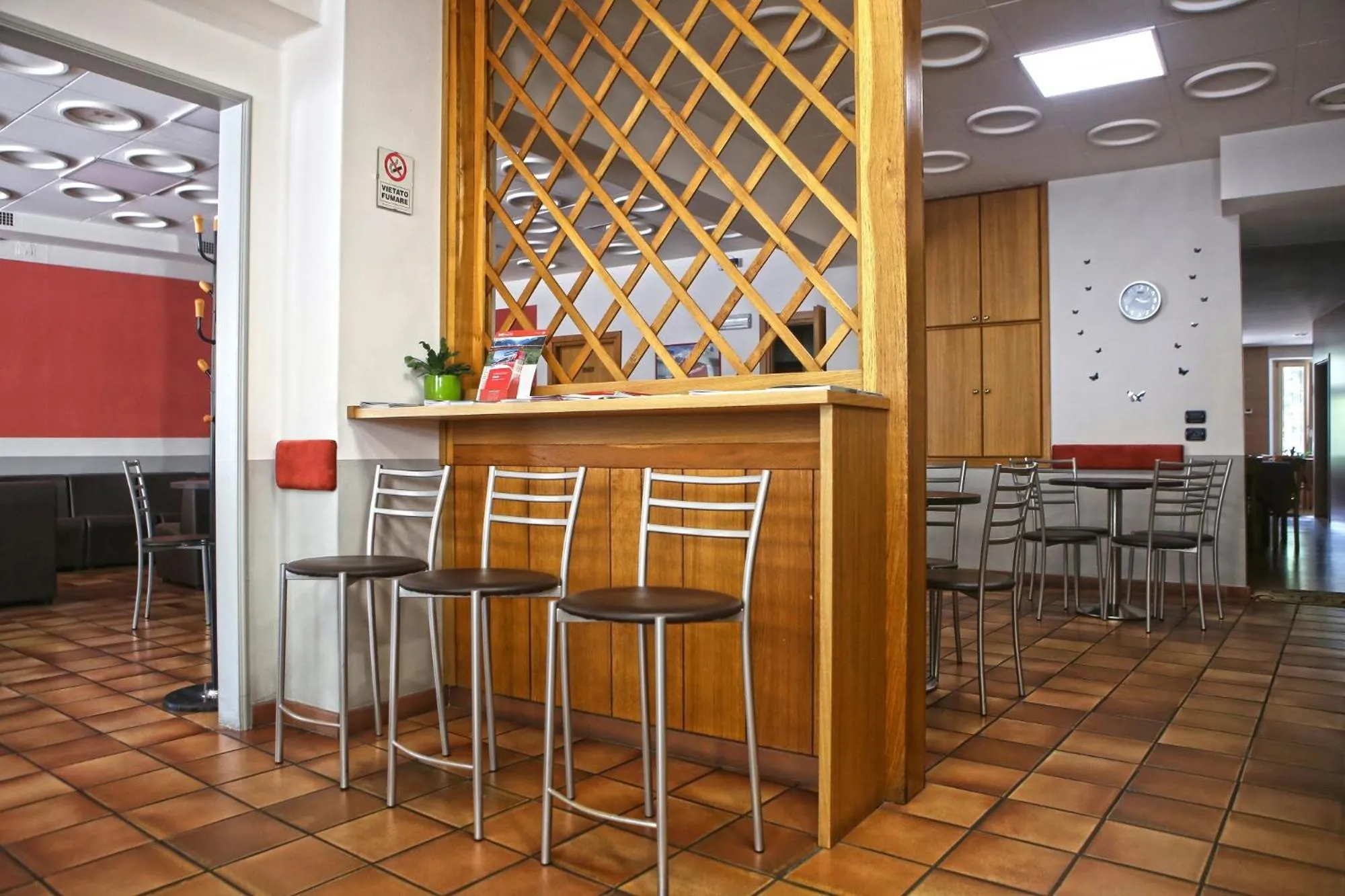 Communal lounge/ TV room in Albergo Gusmeroli