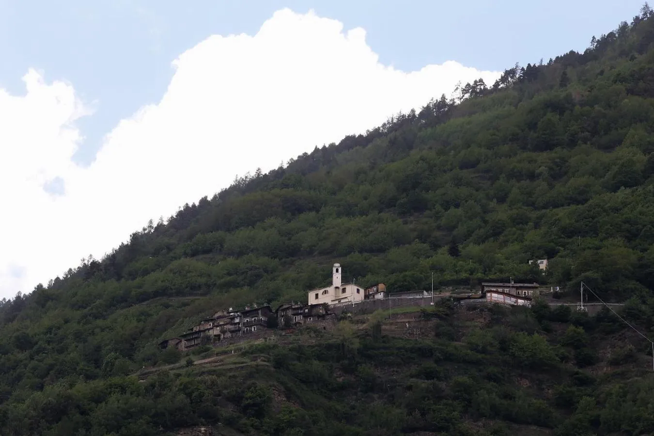 Mountain view in Albergo Gusmeroli