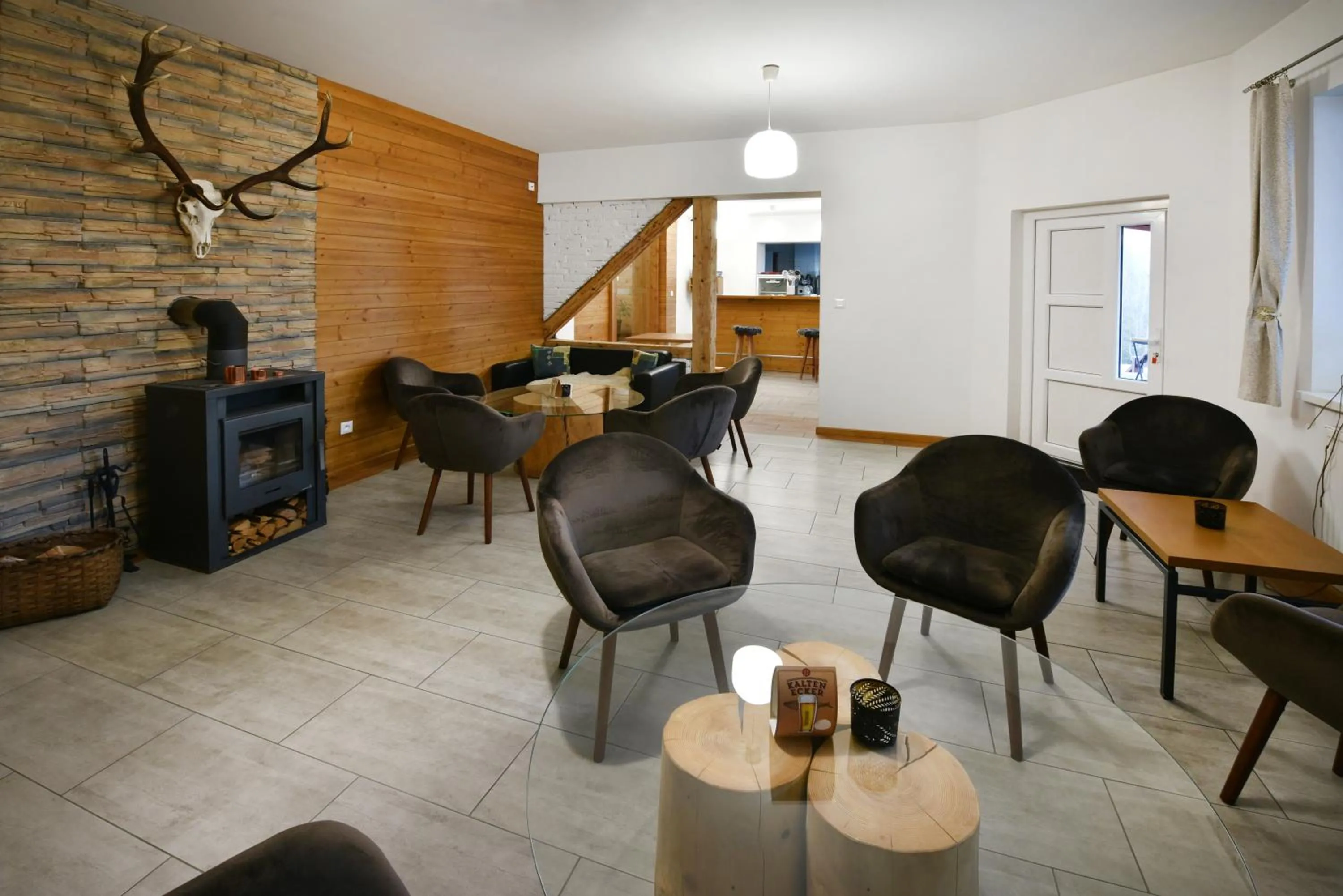 Lobby or reception in Penzión Valaška