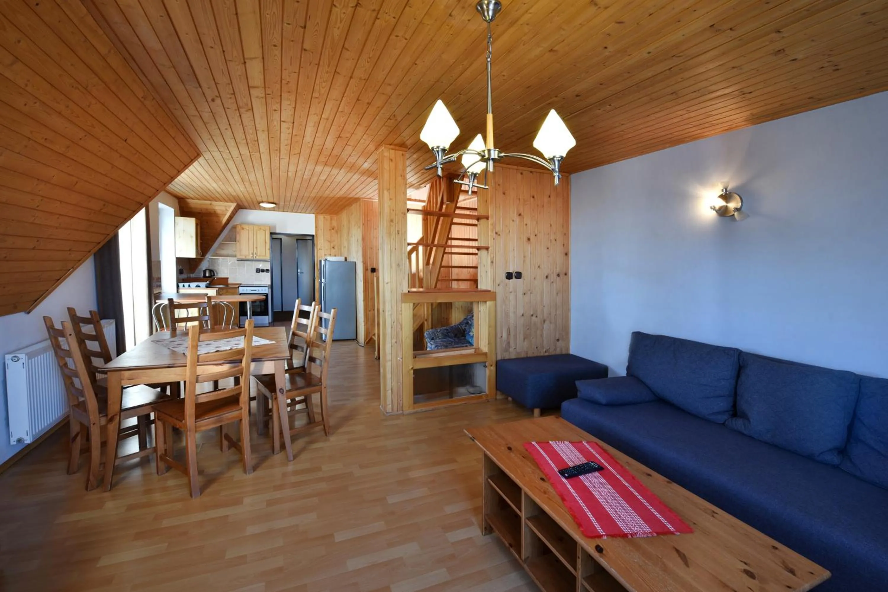 Kitchen or kitchenette in Penzión Valaška