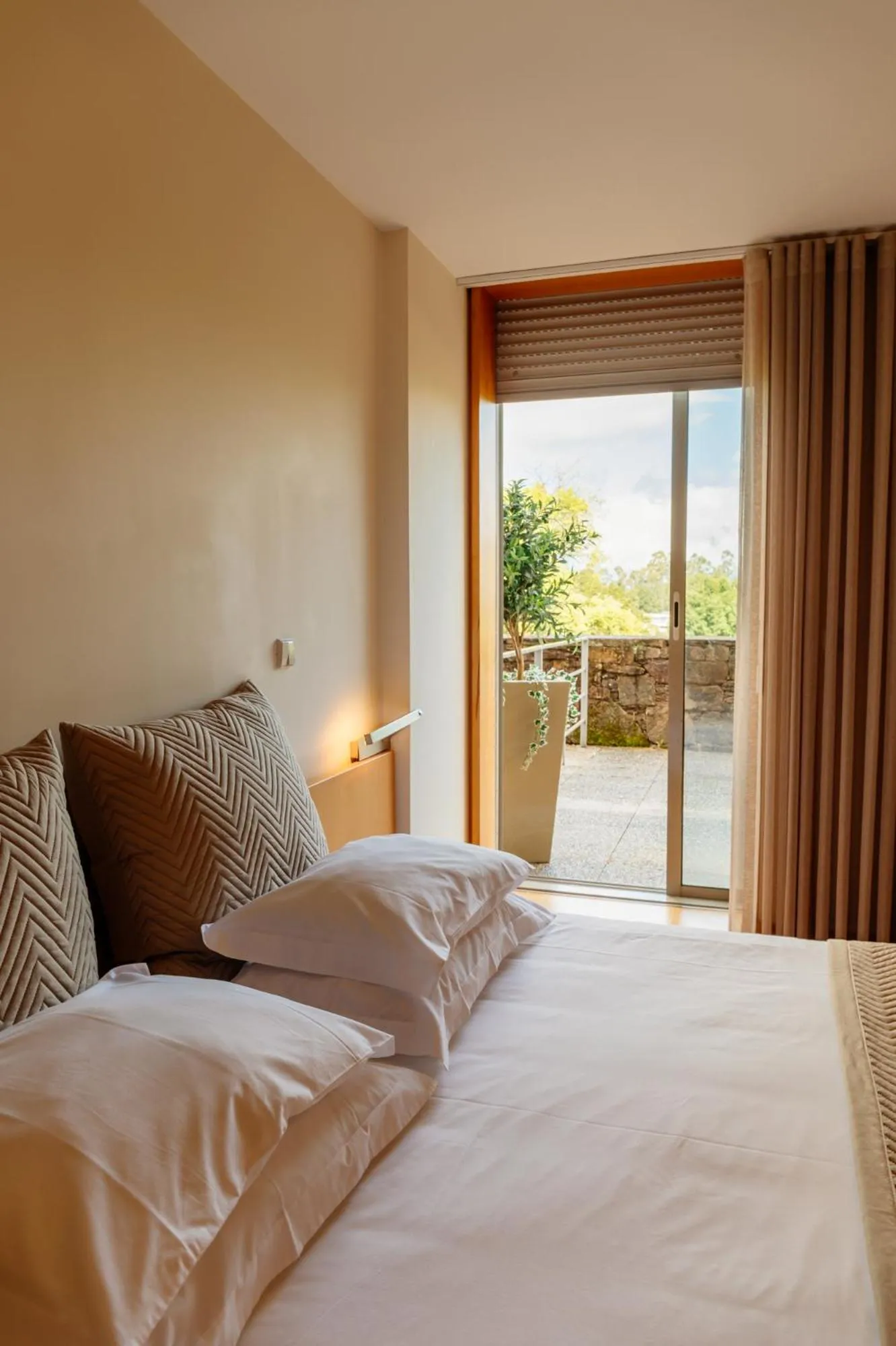 View (from property/room), Bed in Axis Ponte de Lima Golf Resort Hotel