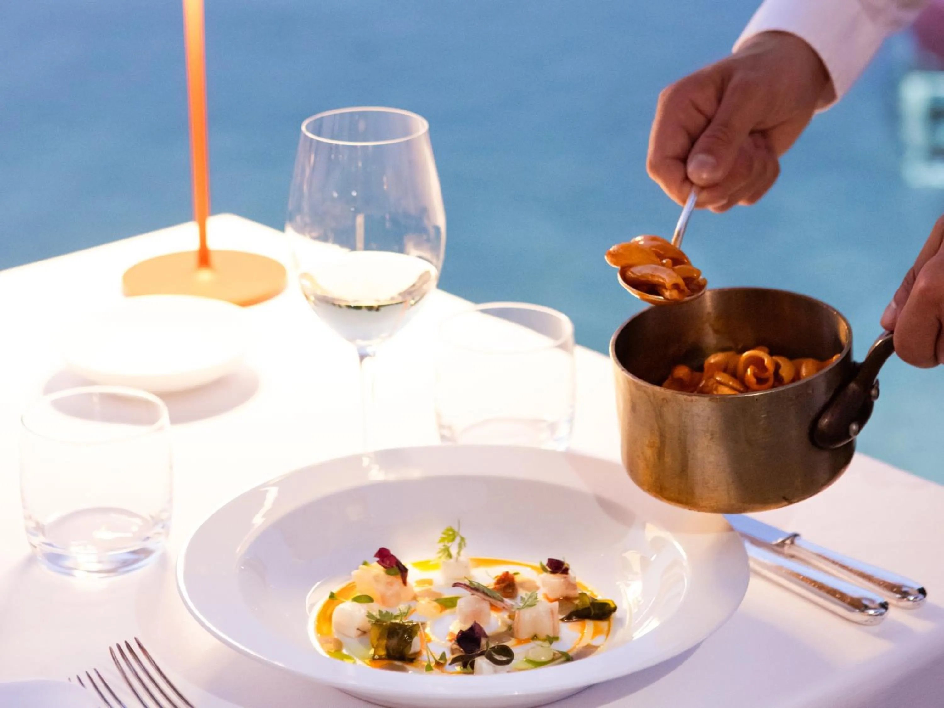 Restaurant/places to eat in La Villa Calvi