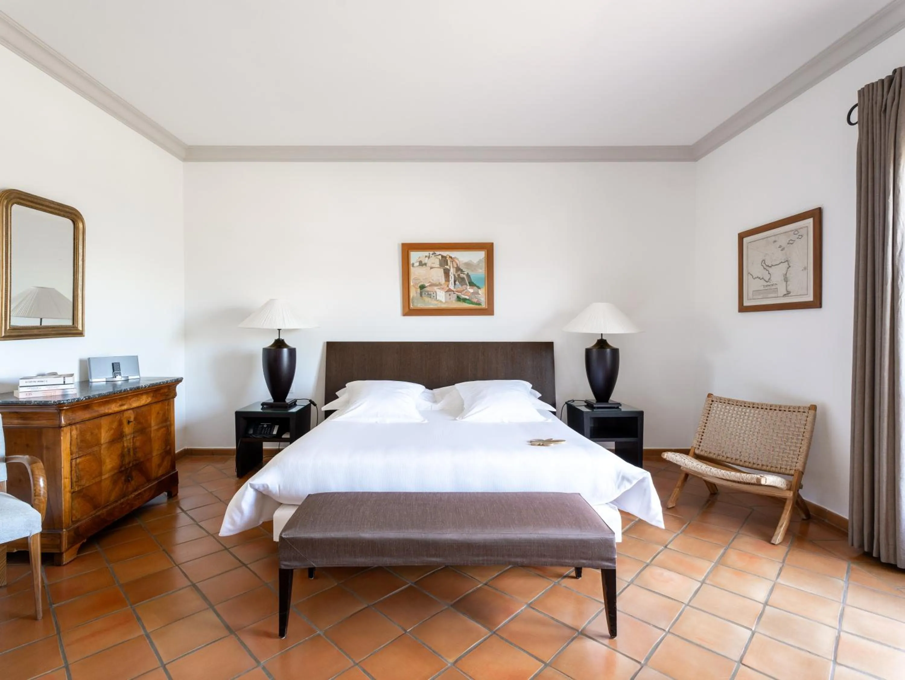 Bed in La Villa Calvi