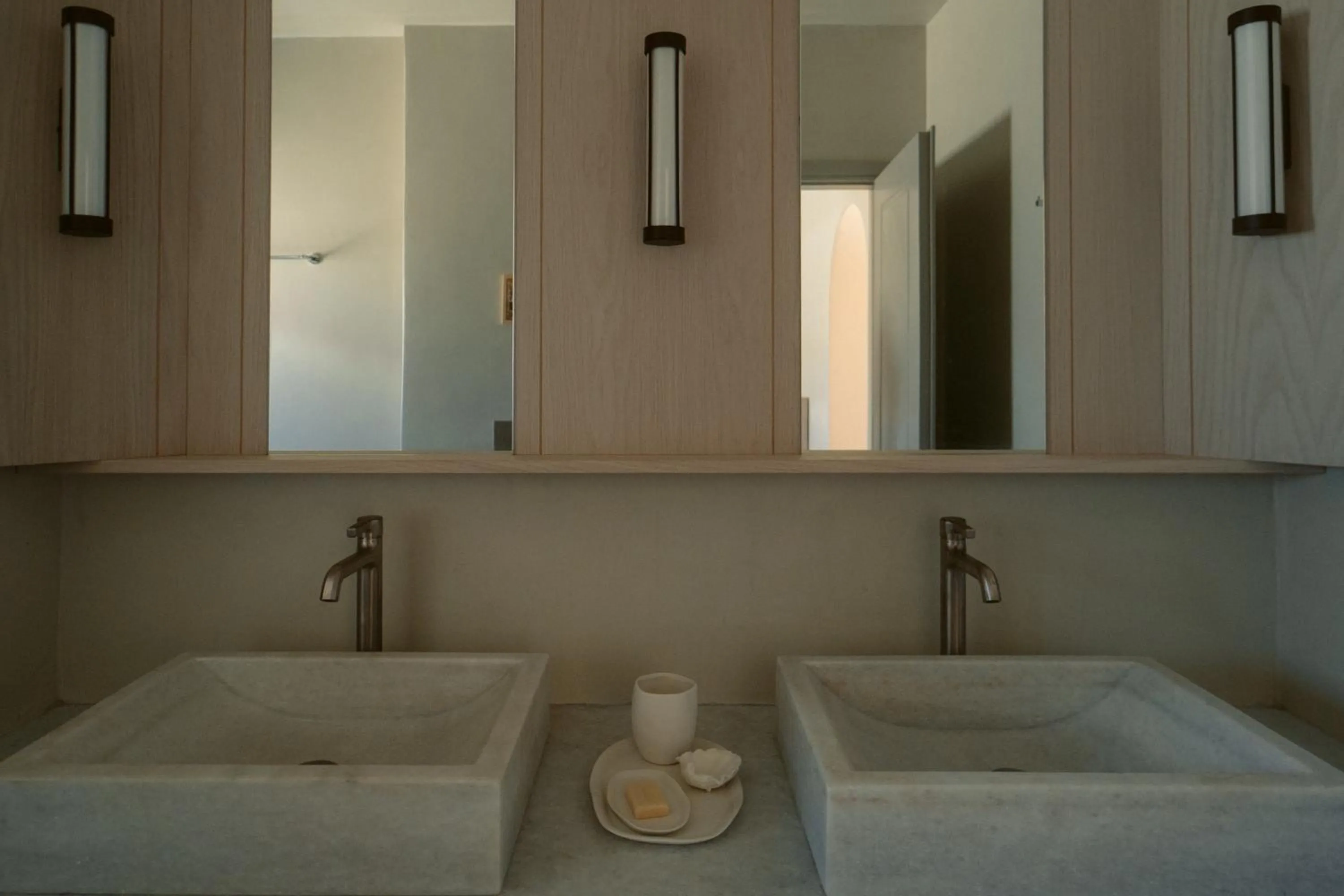 Bathroom in Black Rose Beach Suites