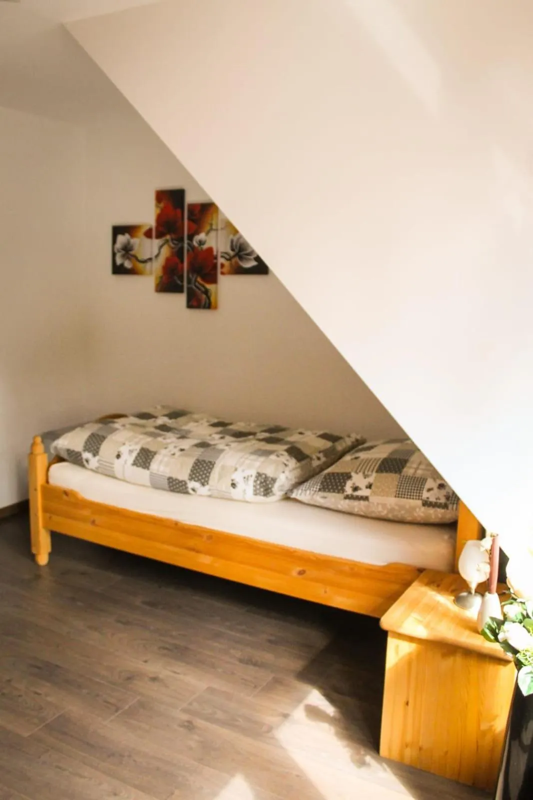 Bedroom, Bed in Gästehaus Burgblick