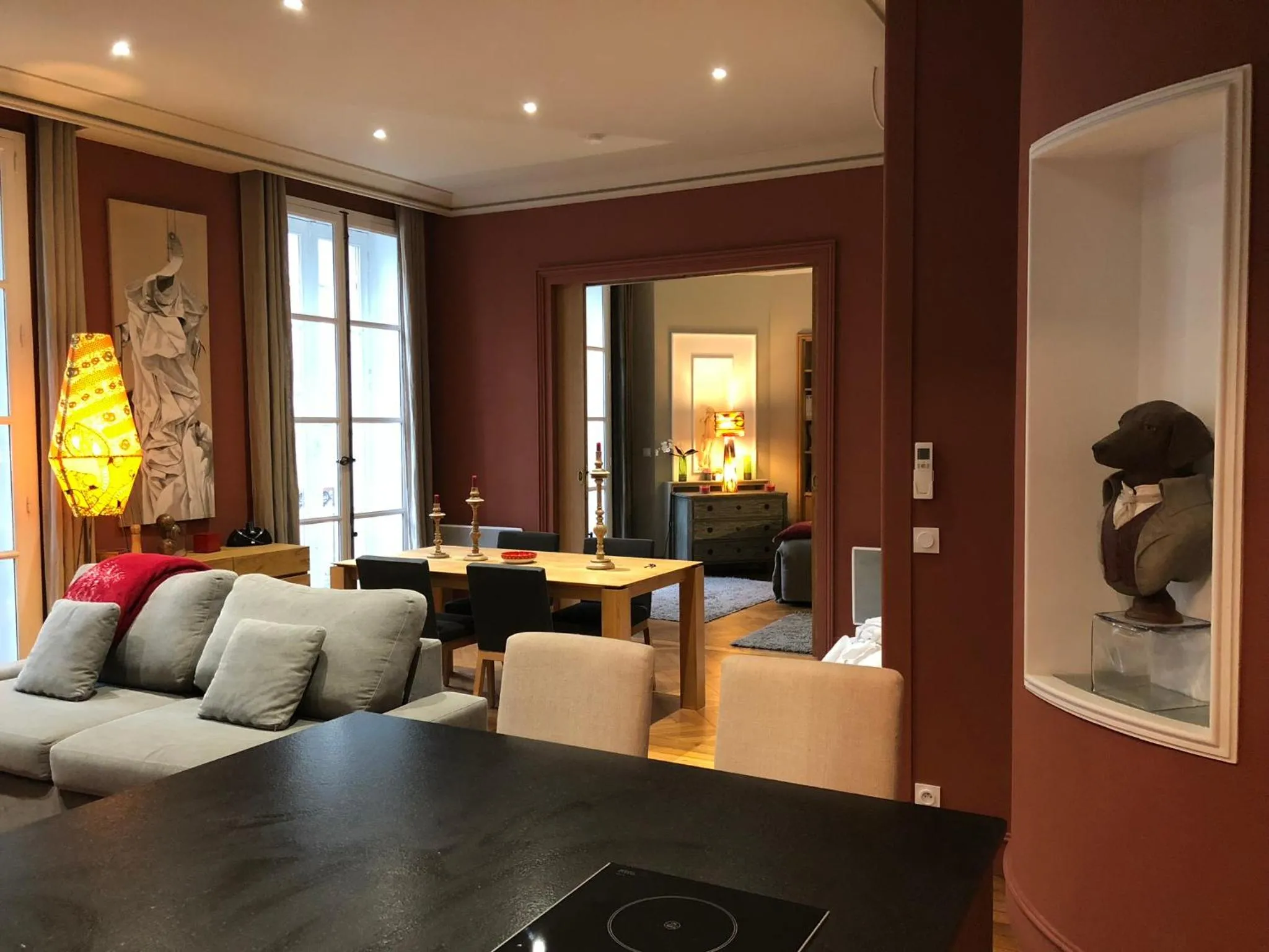Living room in Maison d'hôtes Bordeaux Centre Le Patio de l'Intendance