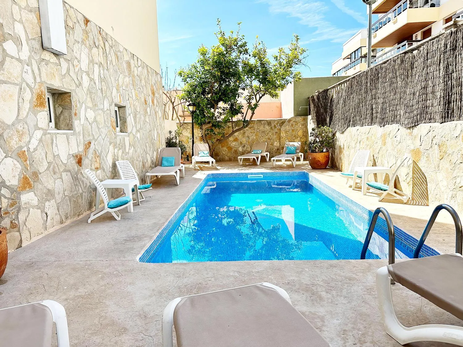 Swimming pool in Hotel Marbel