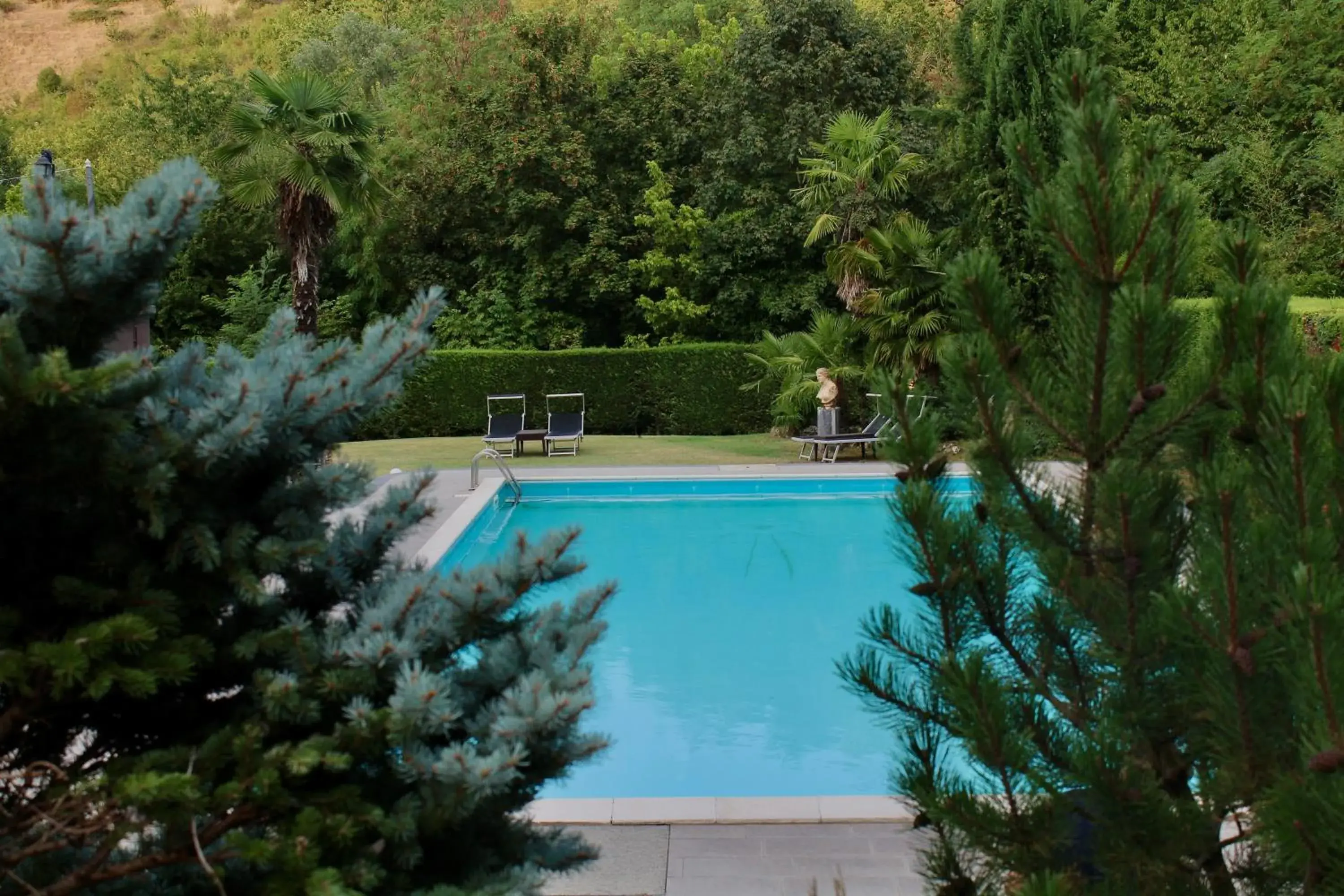 Double Room with Pool View in Art Hotel Pandos Double Room with Pool View in Art Hotel Pandos