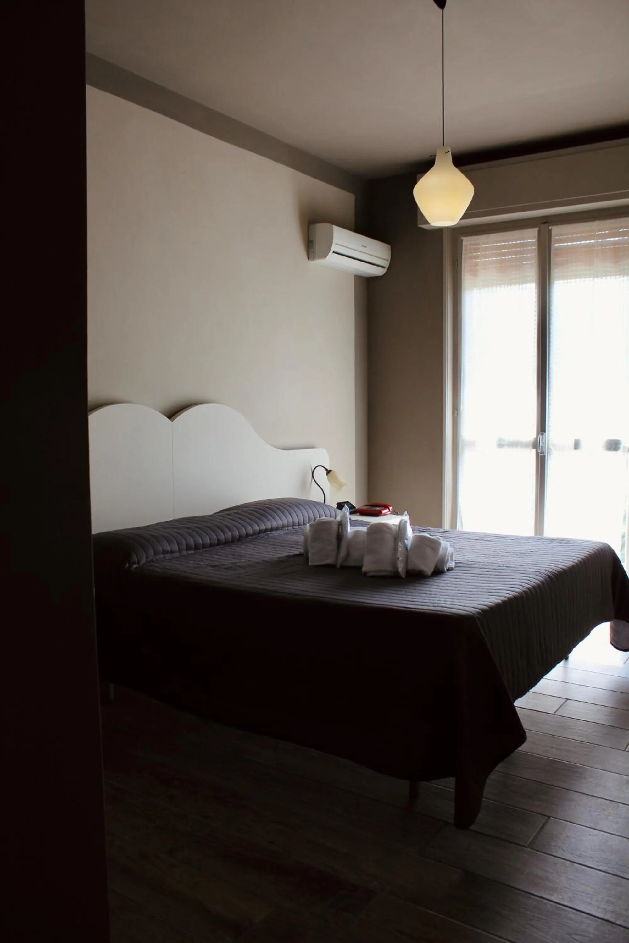 Bed in Art Hotel Pandos