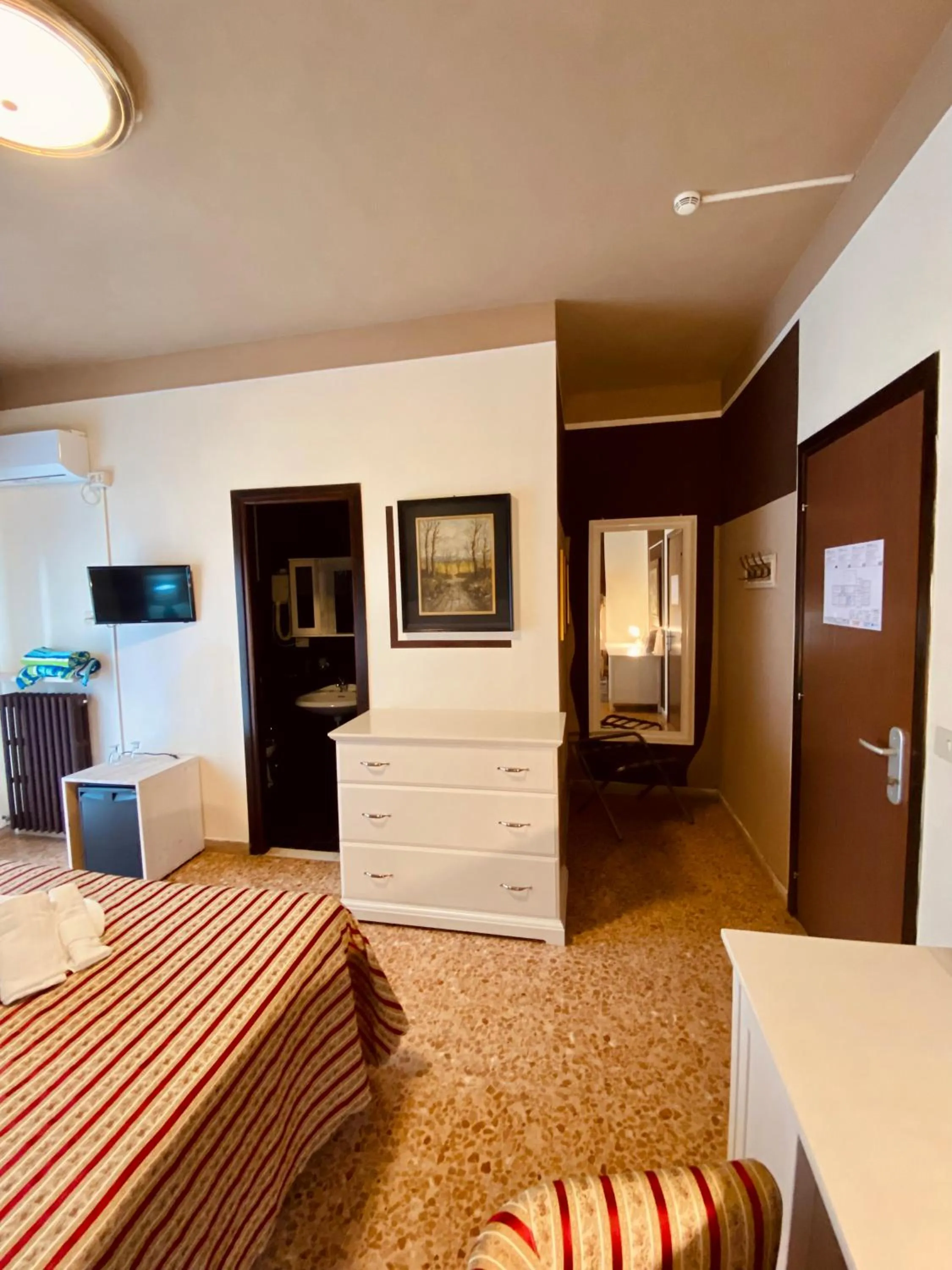 Bed in Art Hotel Pandos