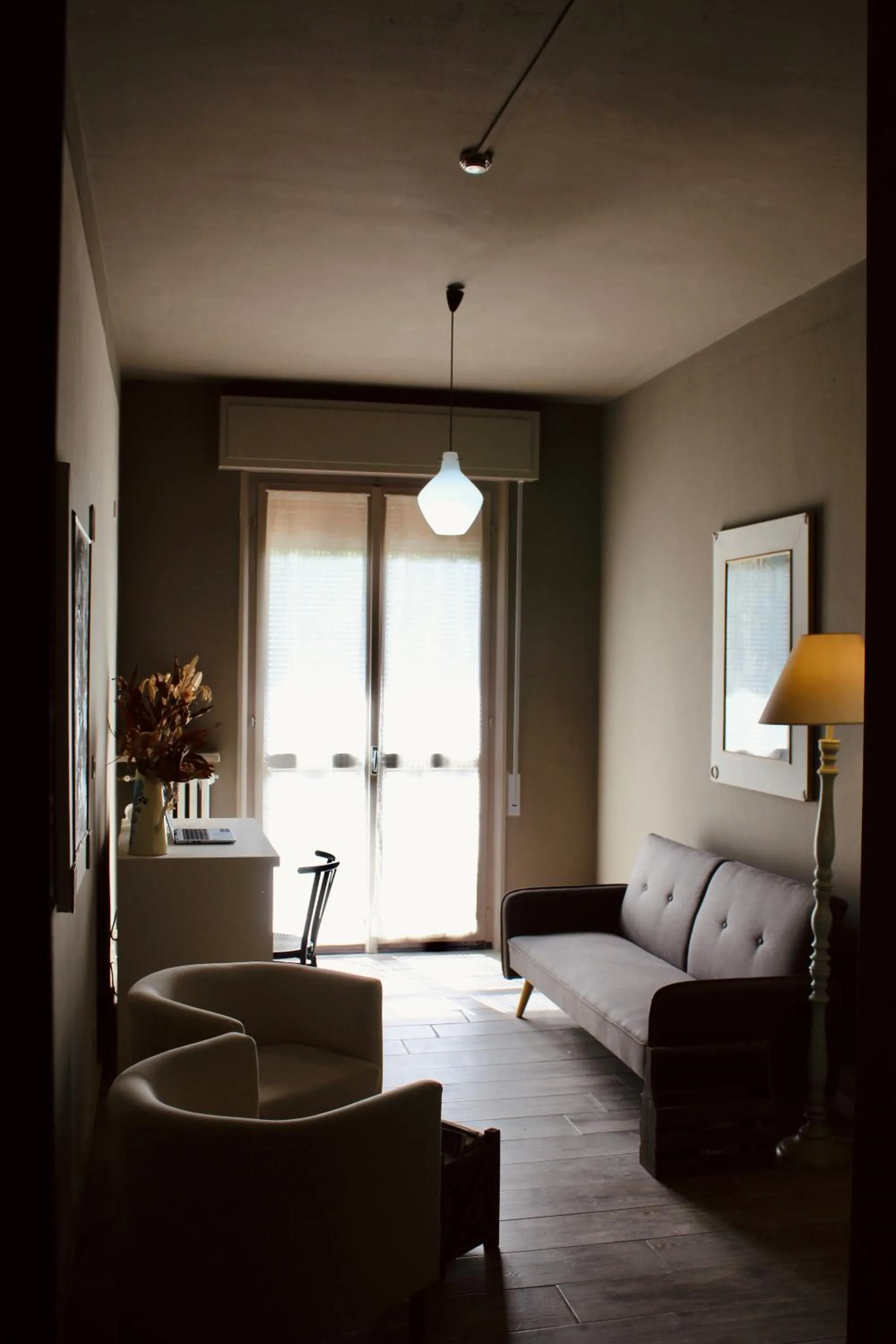 Bed in Art Hotel Pandos