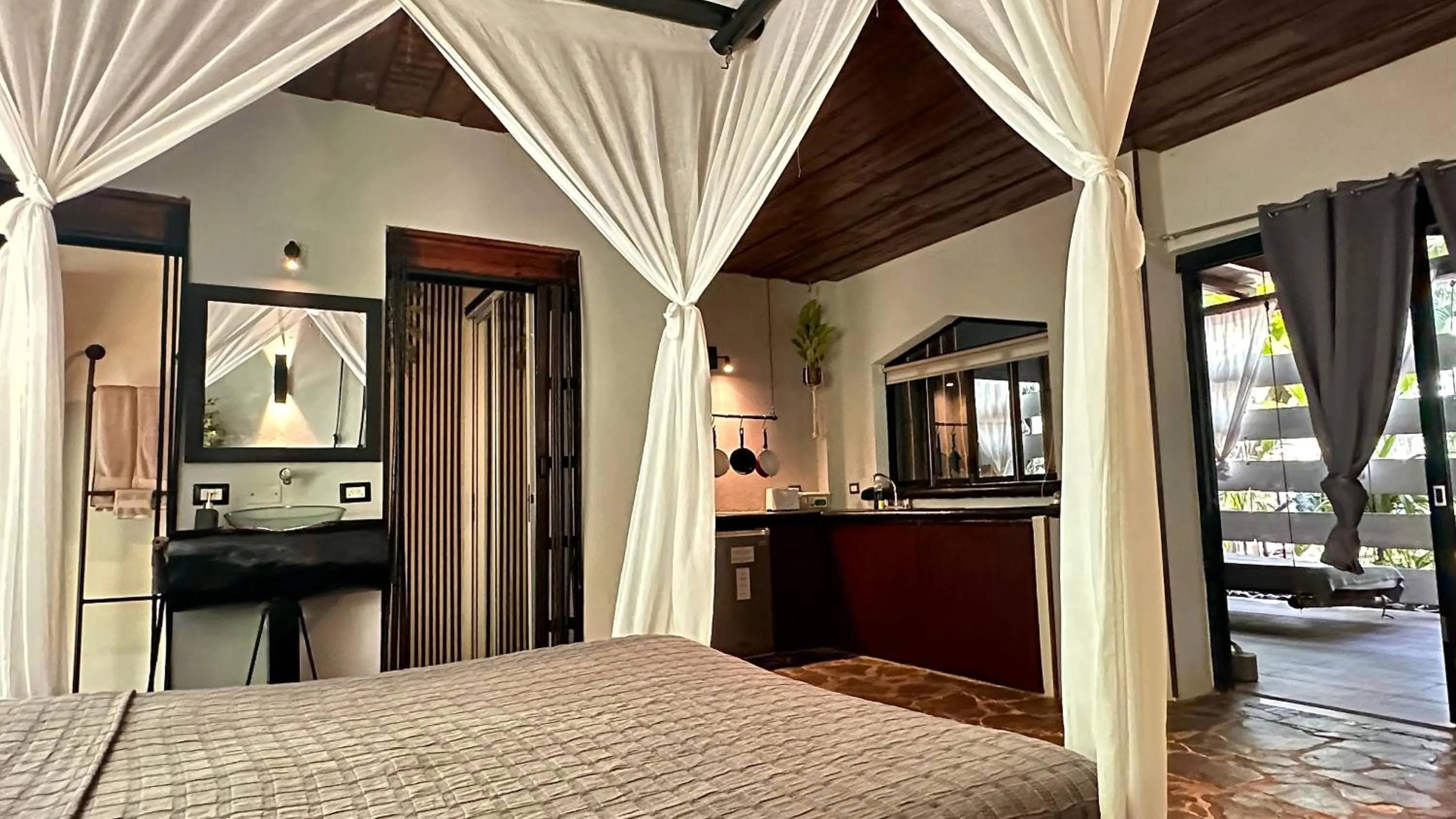 Bed in Canaima Chill House