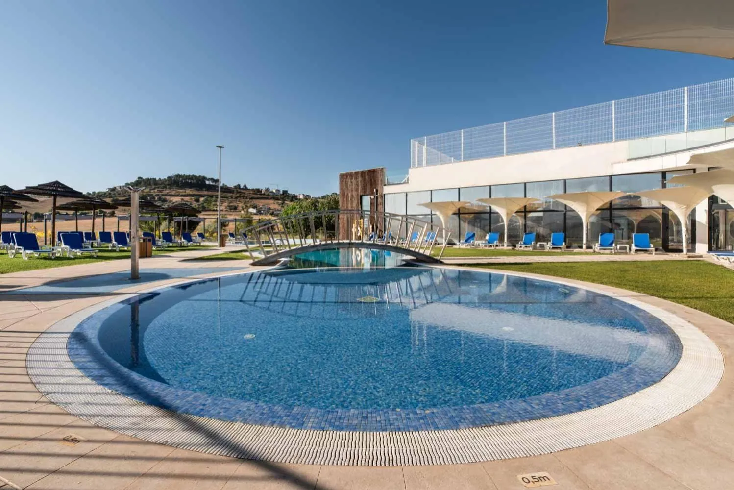 Pool view in Exe São Lázaro