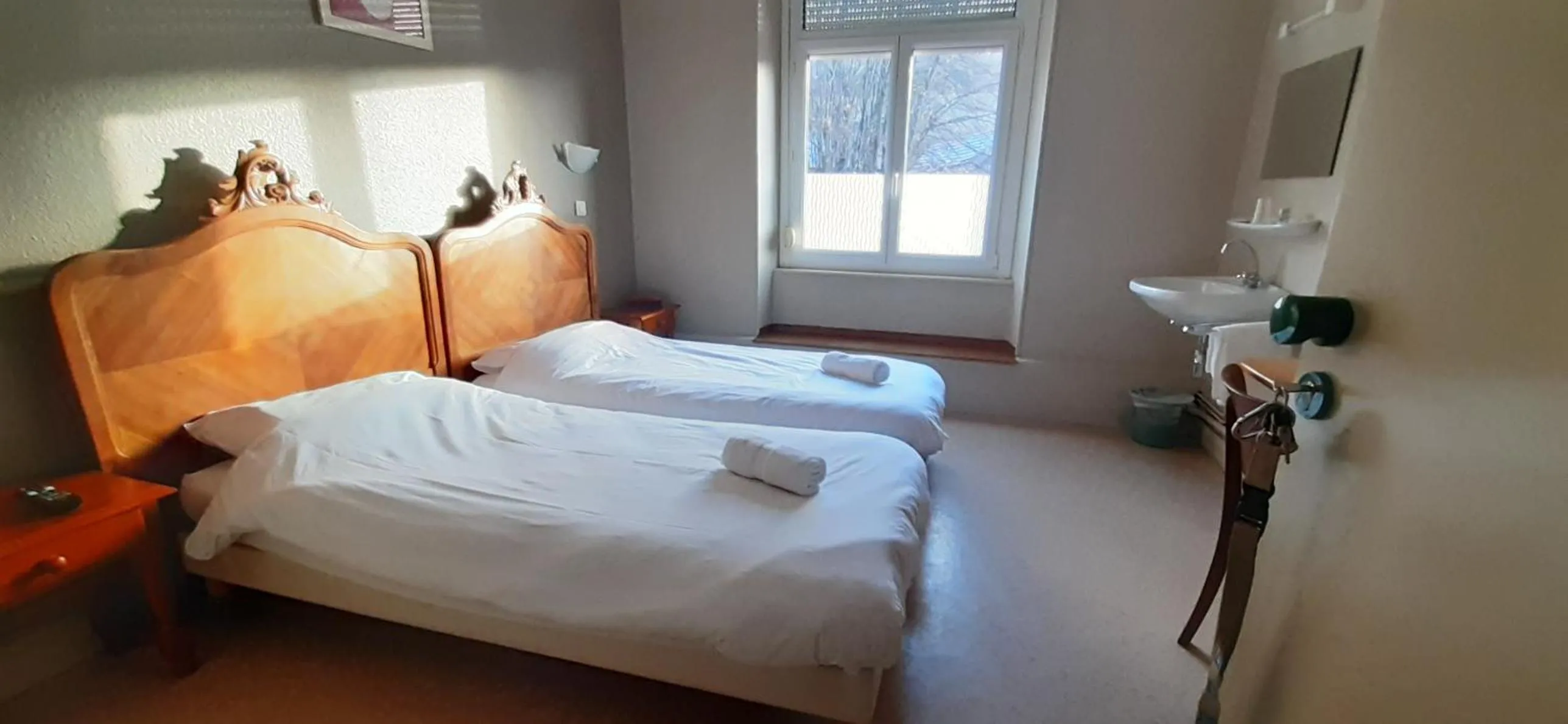 Bed in Résidence SoAnSa du Gérardmer de la Sci Rsast - Col de la Schlucht