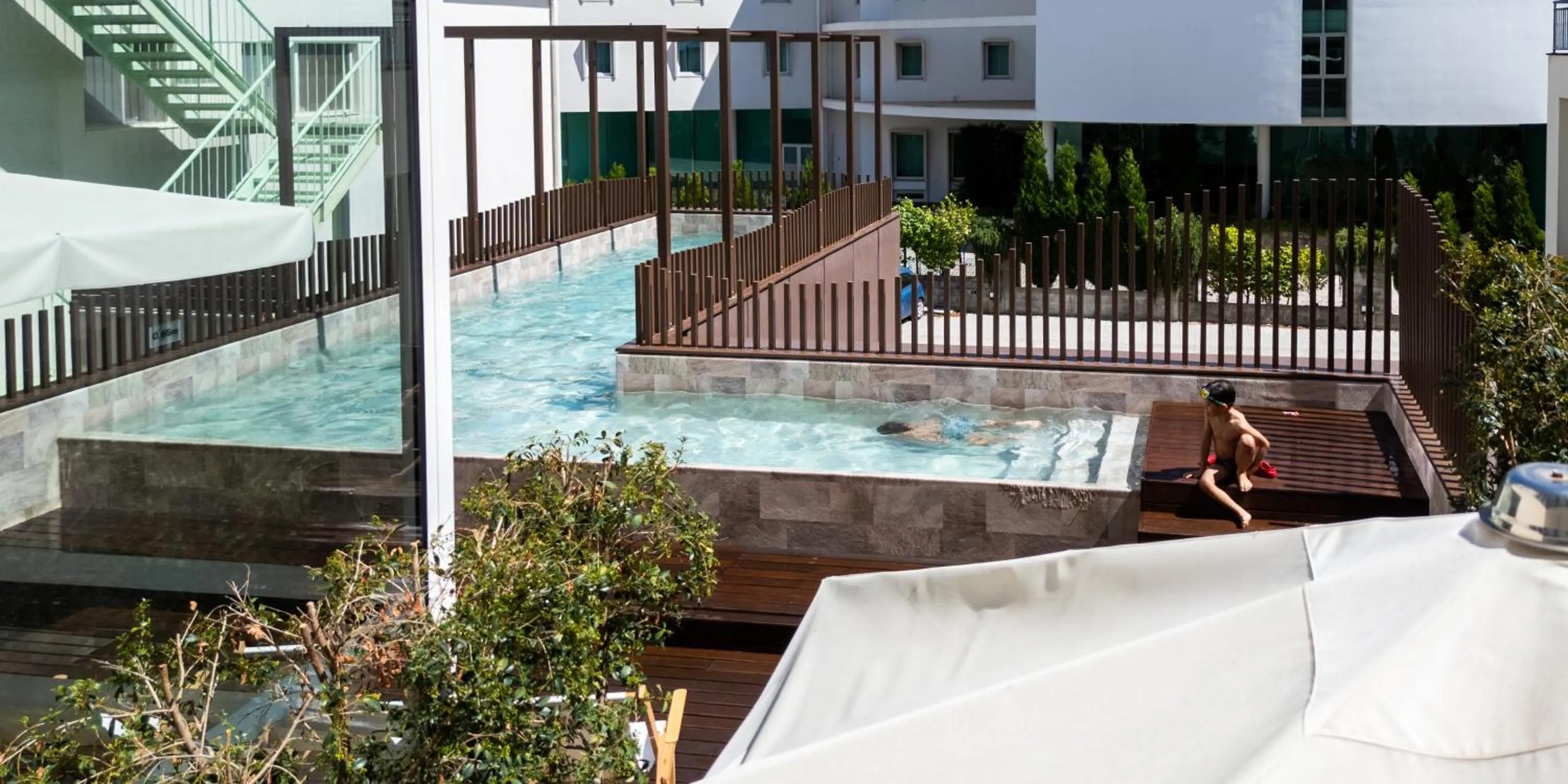 Swimming pool in Hotel Estrela De Fatima