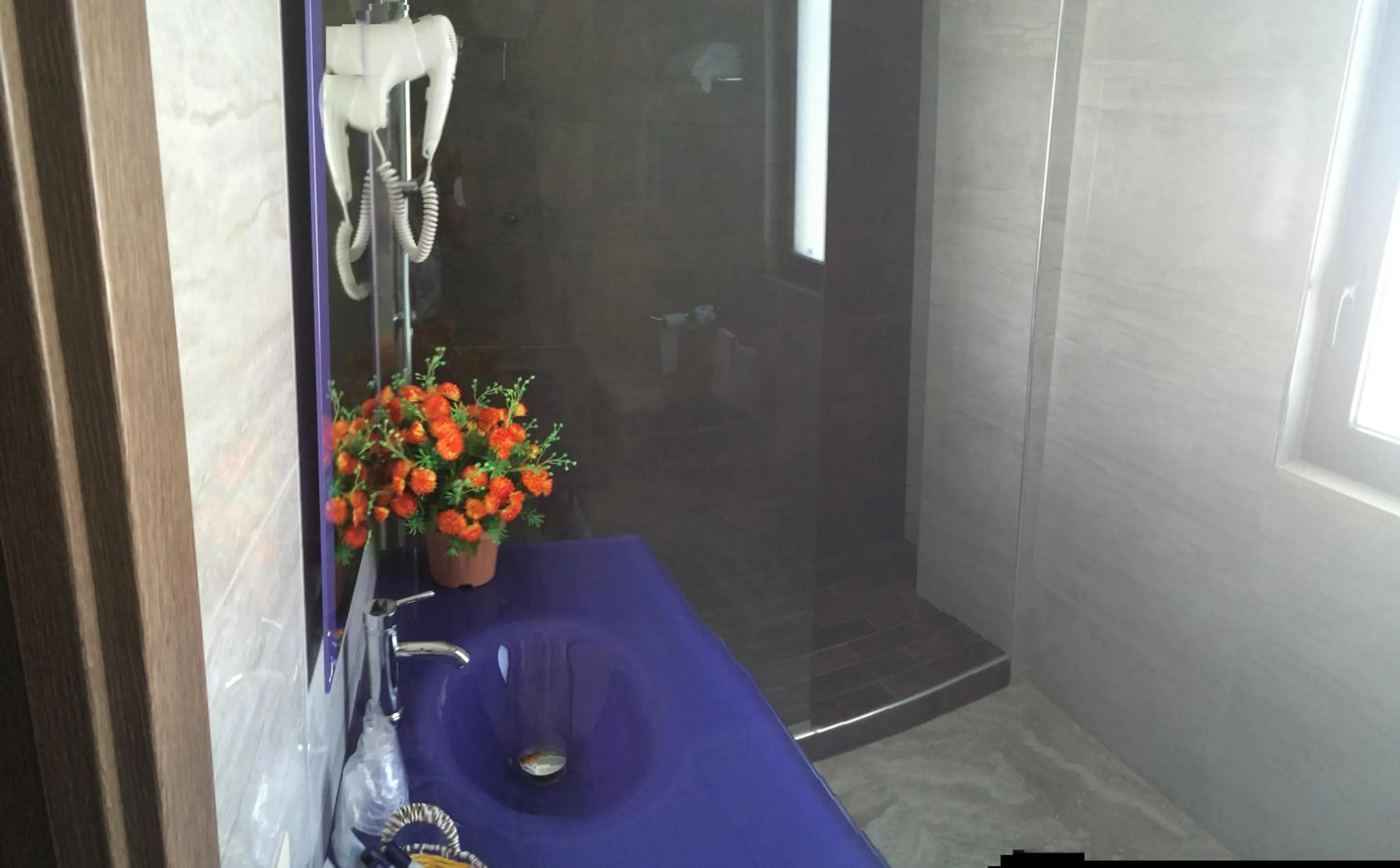 Shower in Hotel Clinton