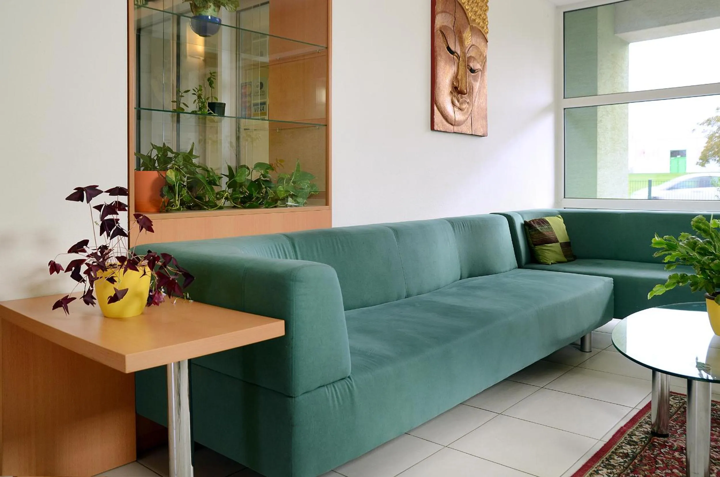 Seating area in Hotel Imos