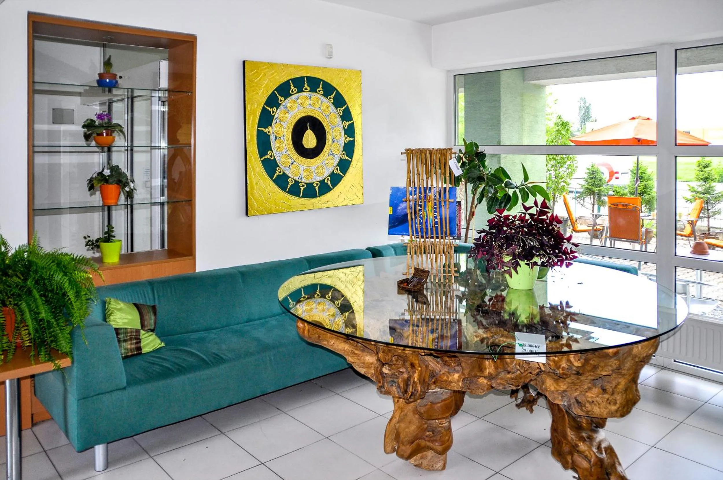 Seating area in Hotel Imos