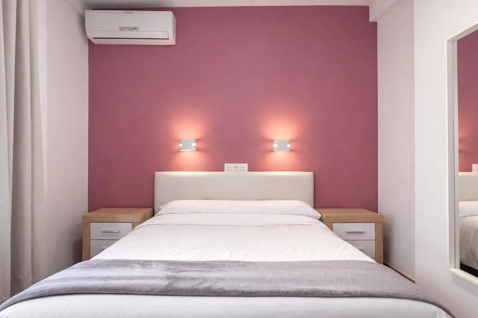 Bed in Pensión Rocamar