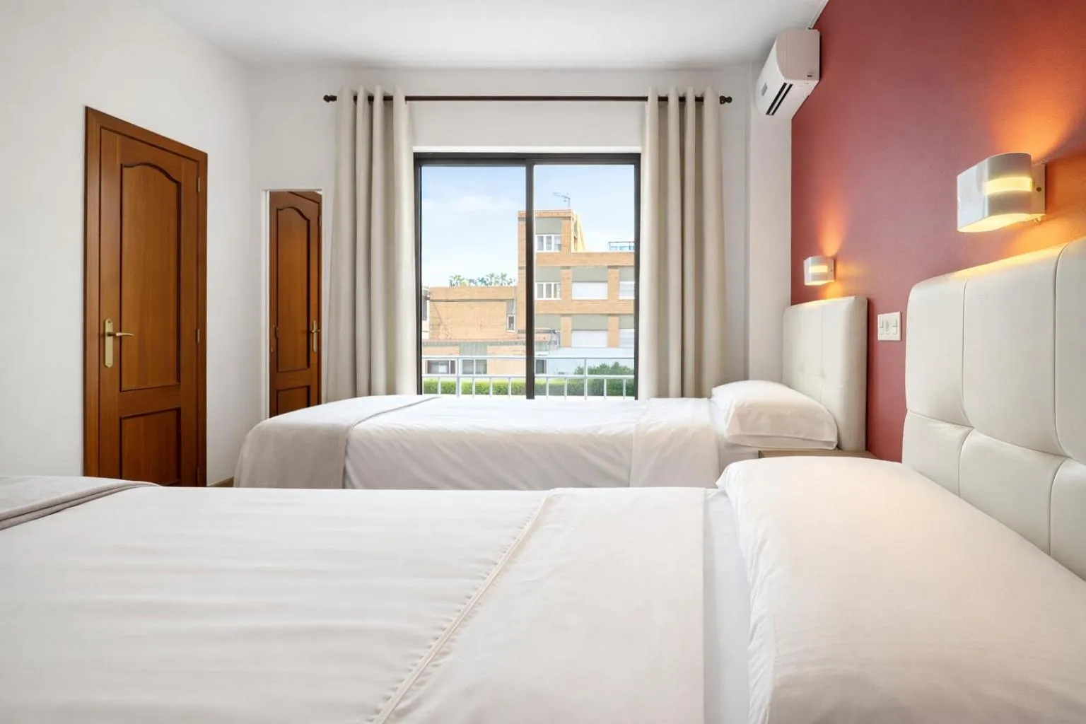 Bed in Pensión Rocamar