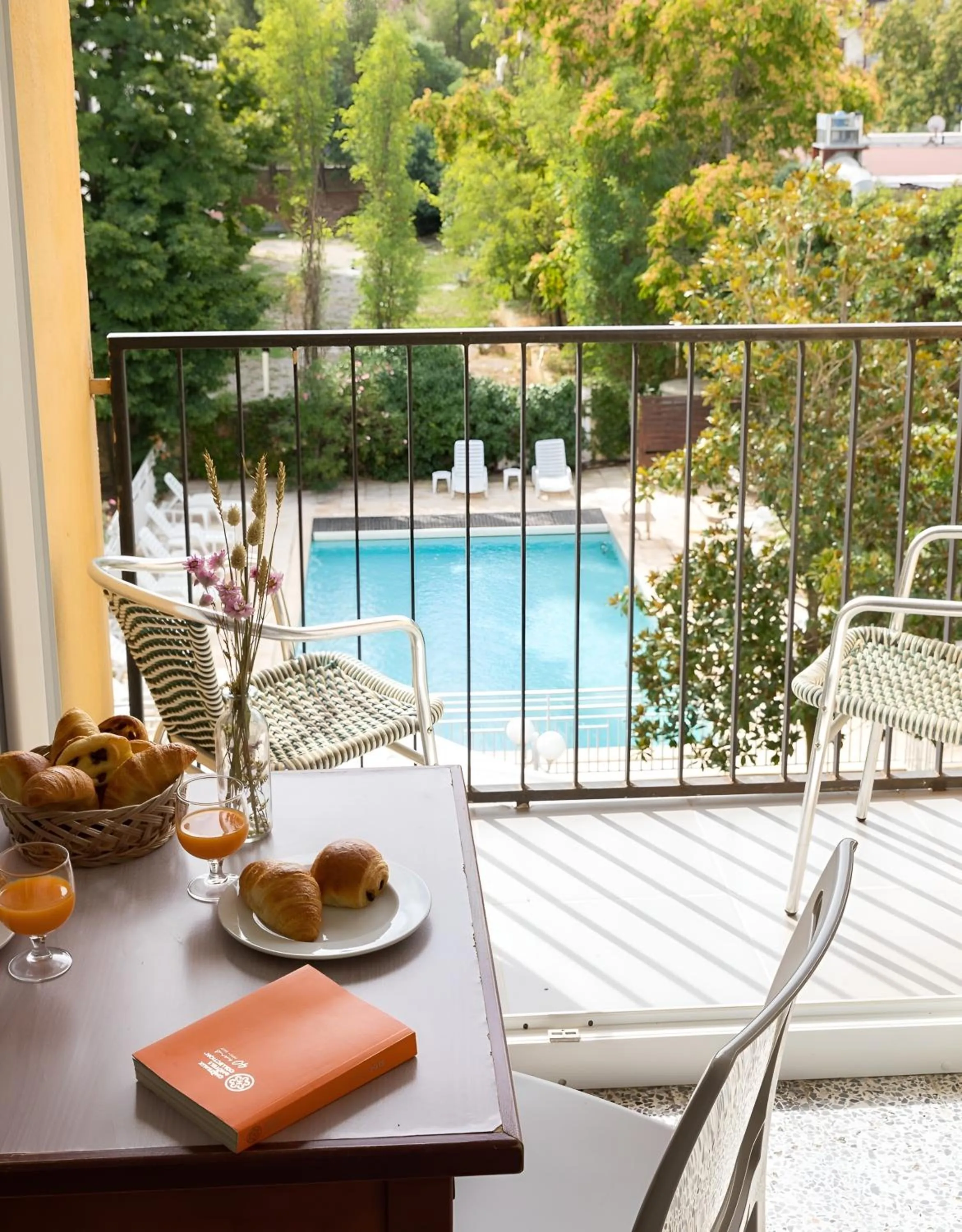 Patio in Appart Hotel Corte HR