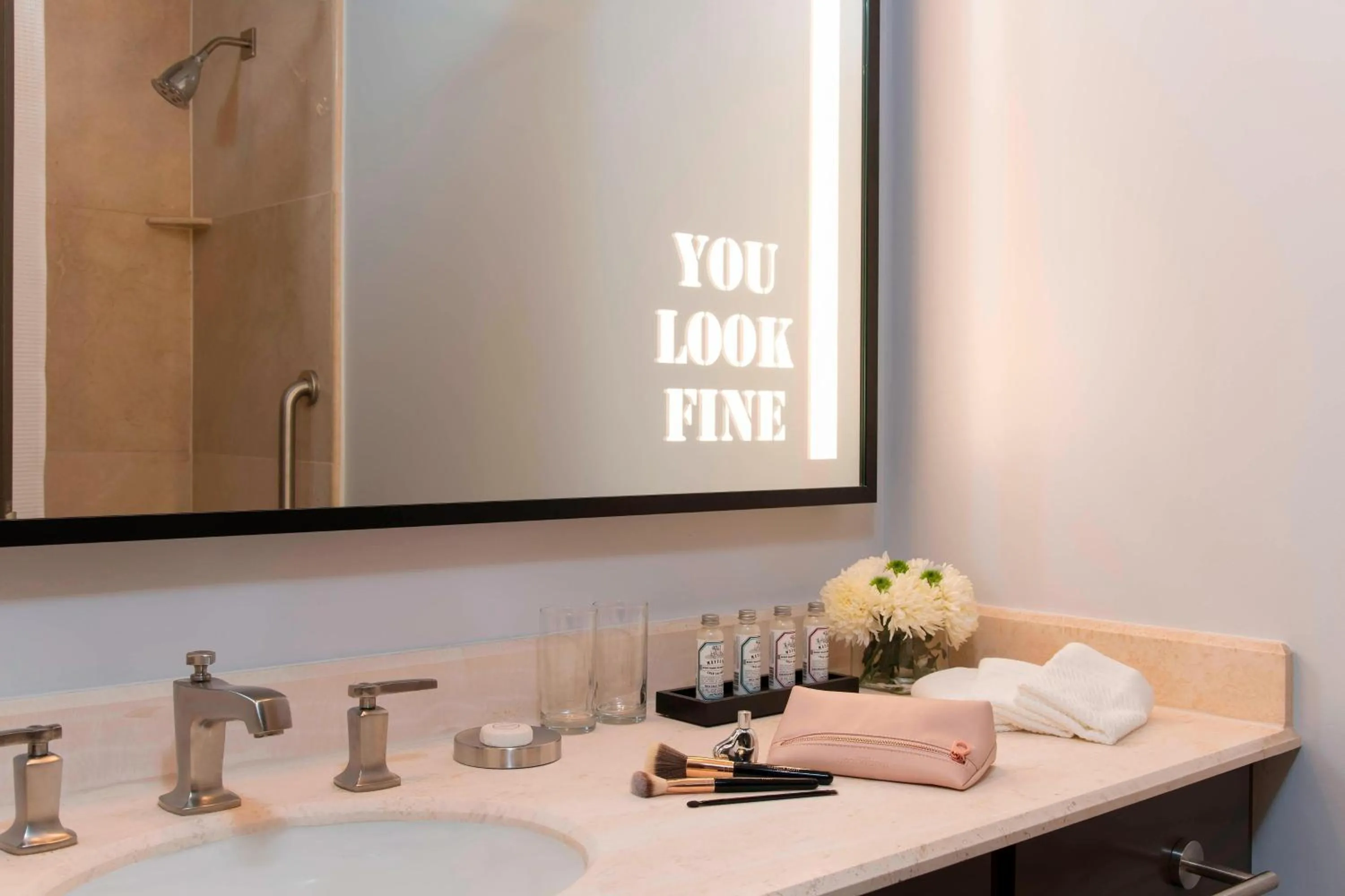 Bathroom in Renaissance Toledo Downtown Hotel