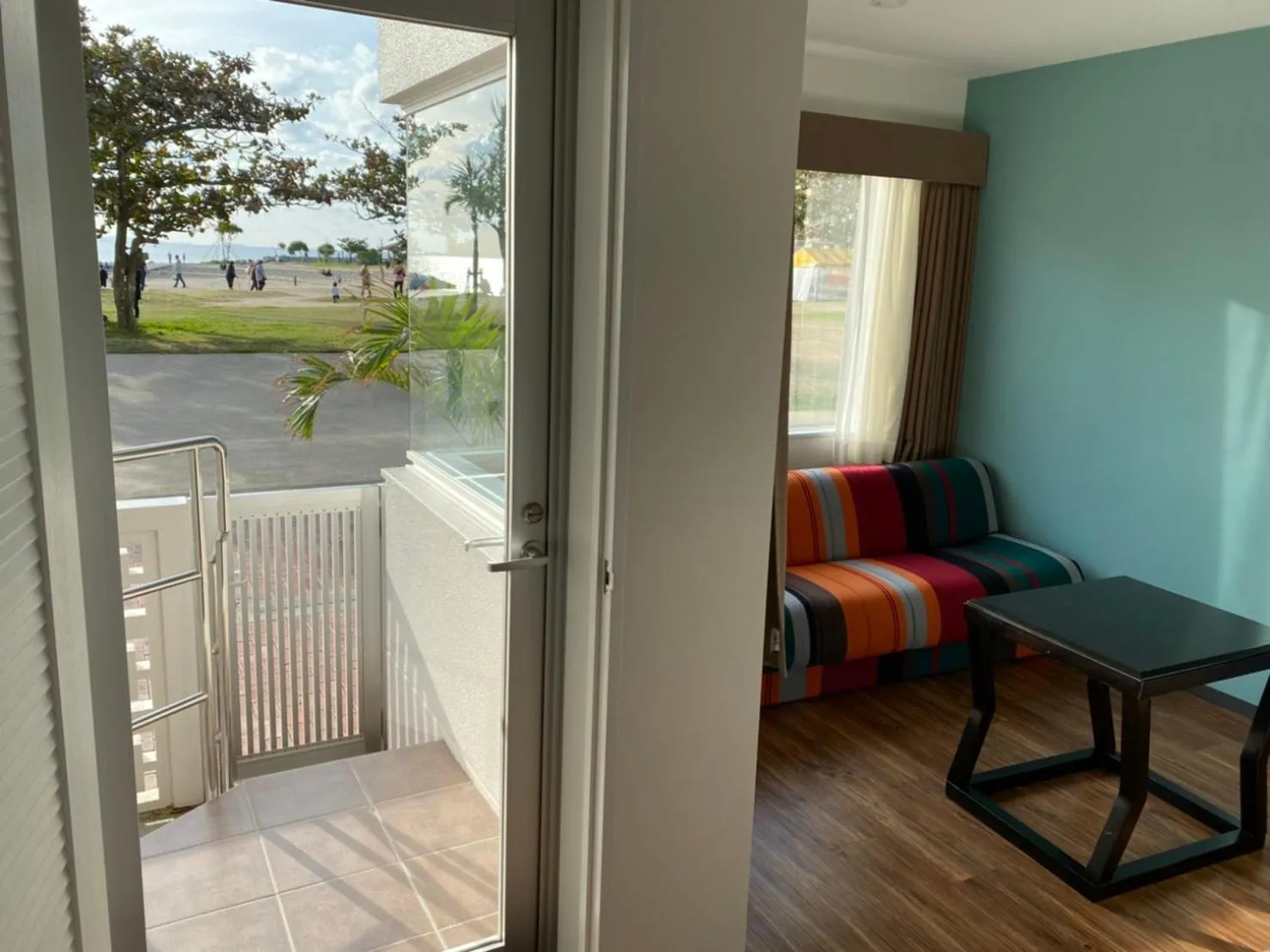 Decorative detail in Sunset Beach Hotel