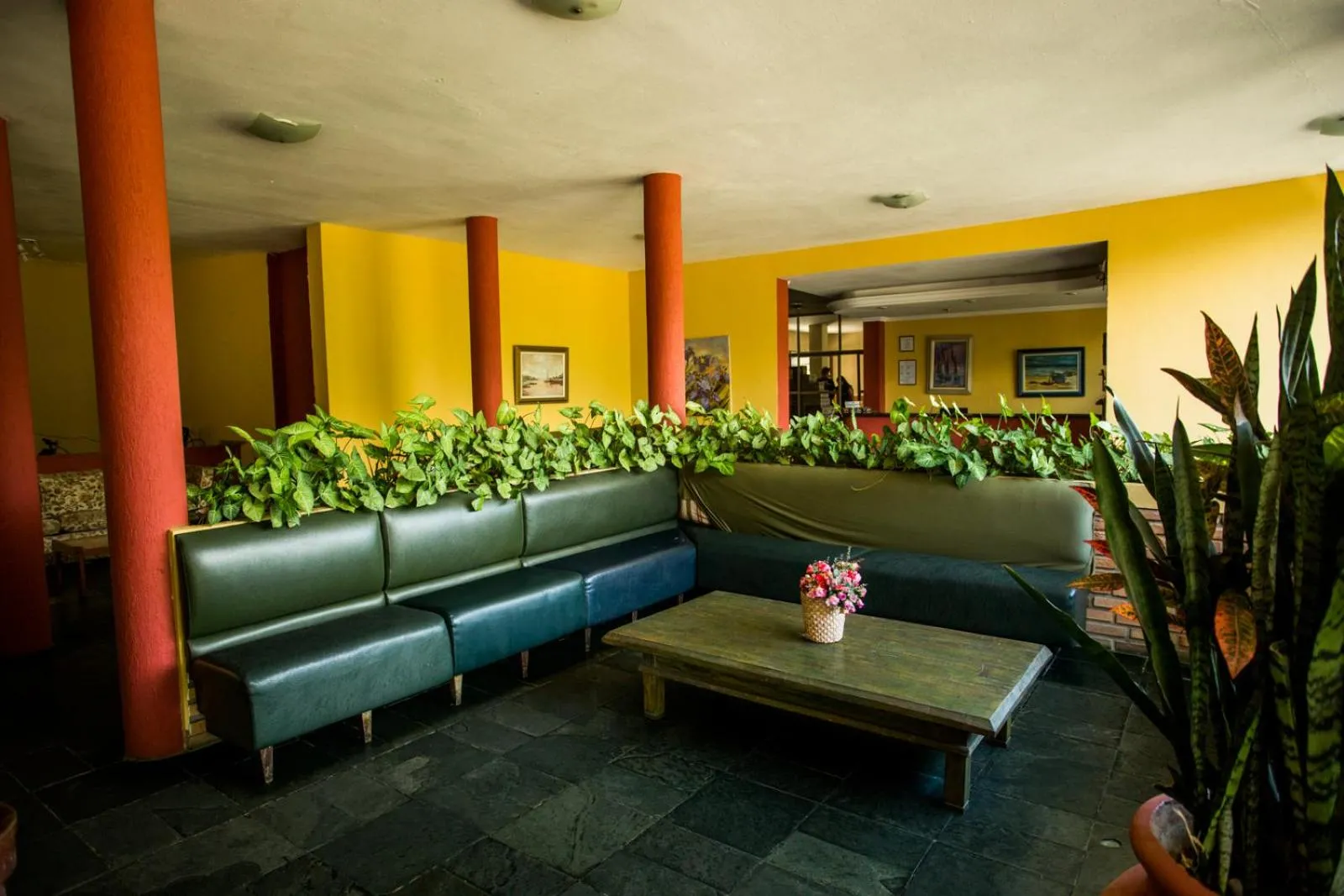 Lobby or reception in Hotel Pelicano