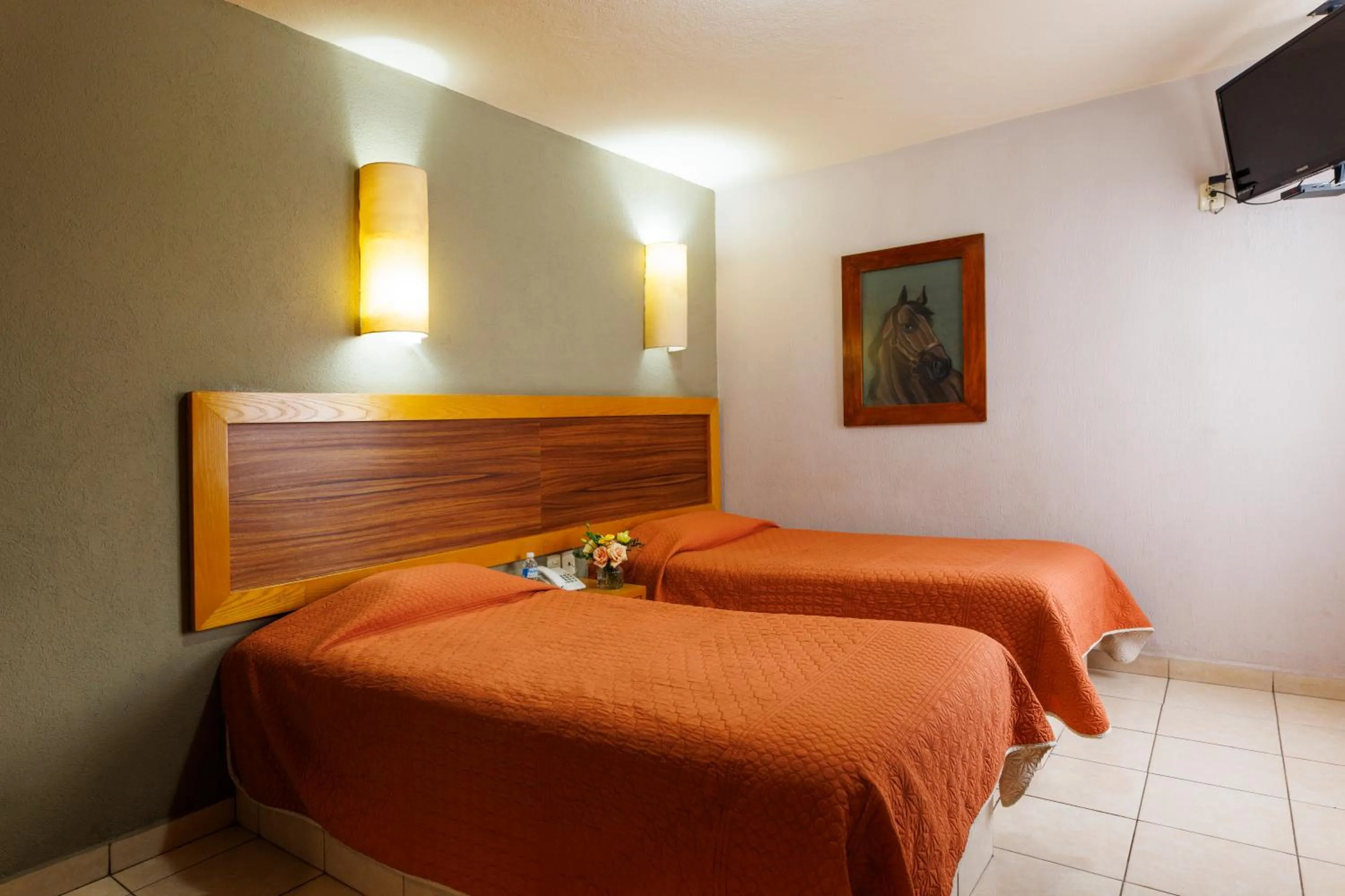 Bed in Hotel Qualitel Centro Histórico