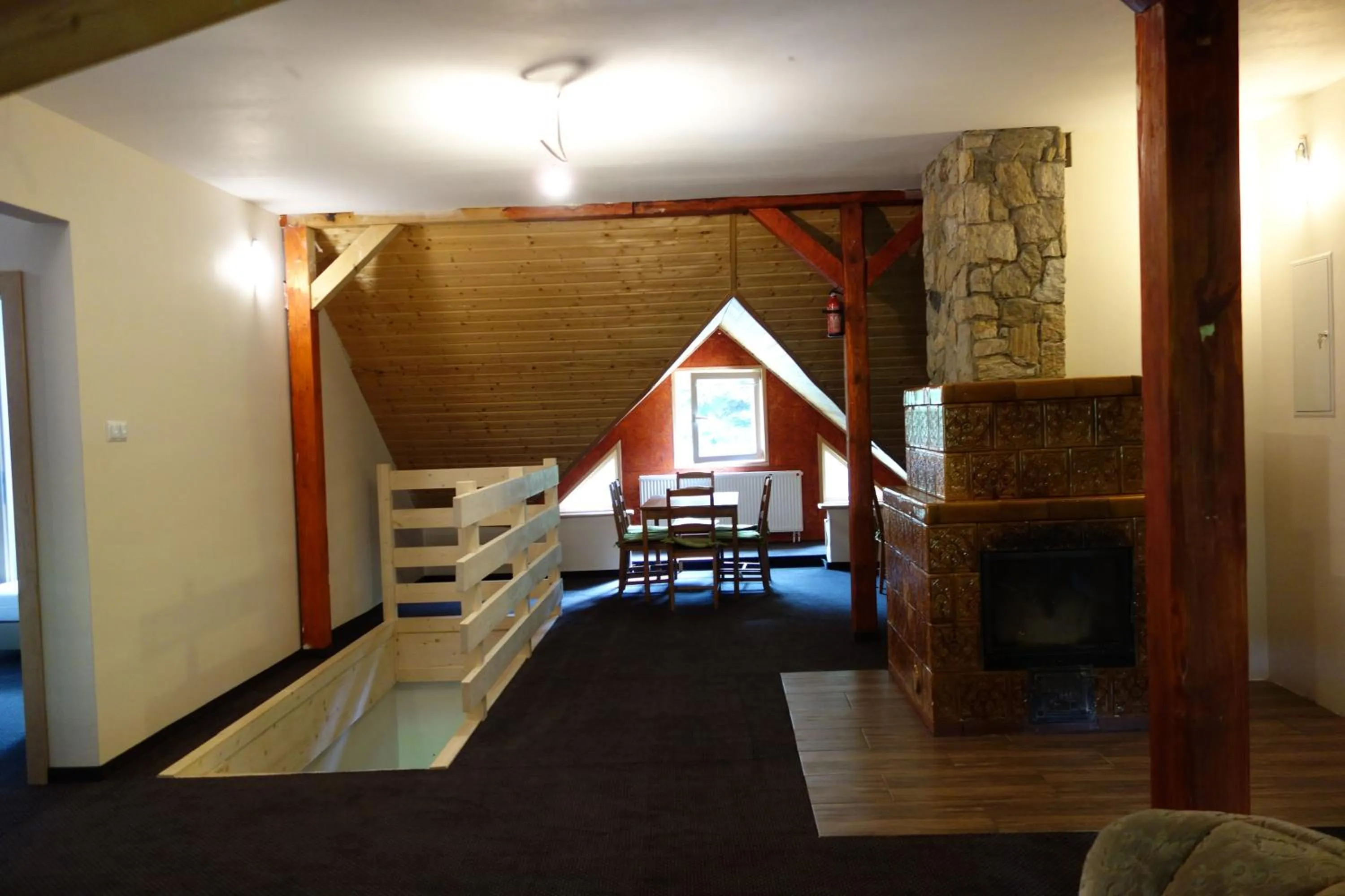 Seating area in Dom Pod Siódemką