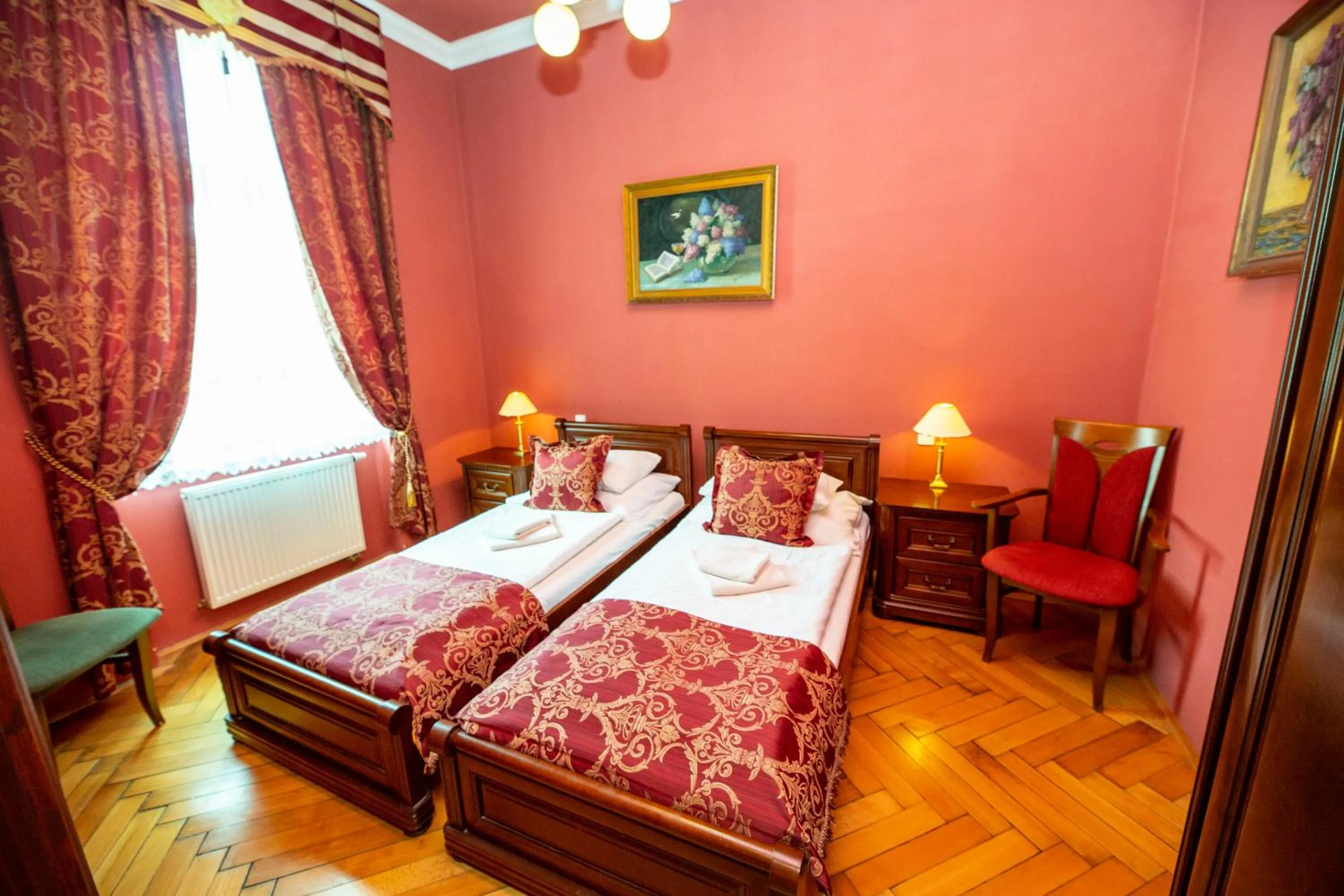 Bed in Grand Hotel Praha