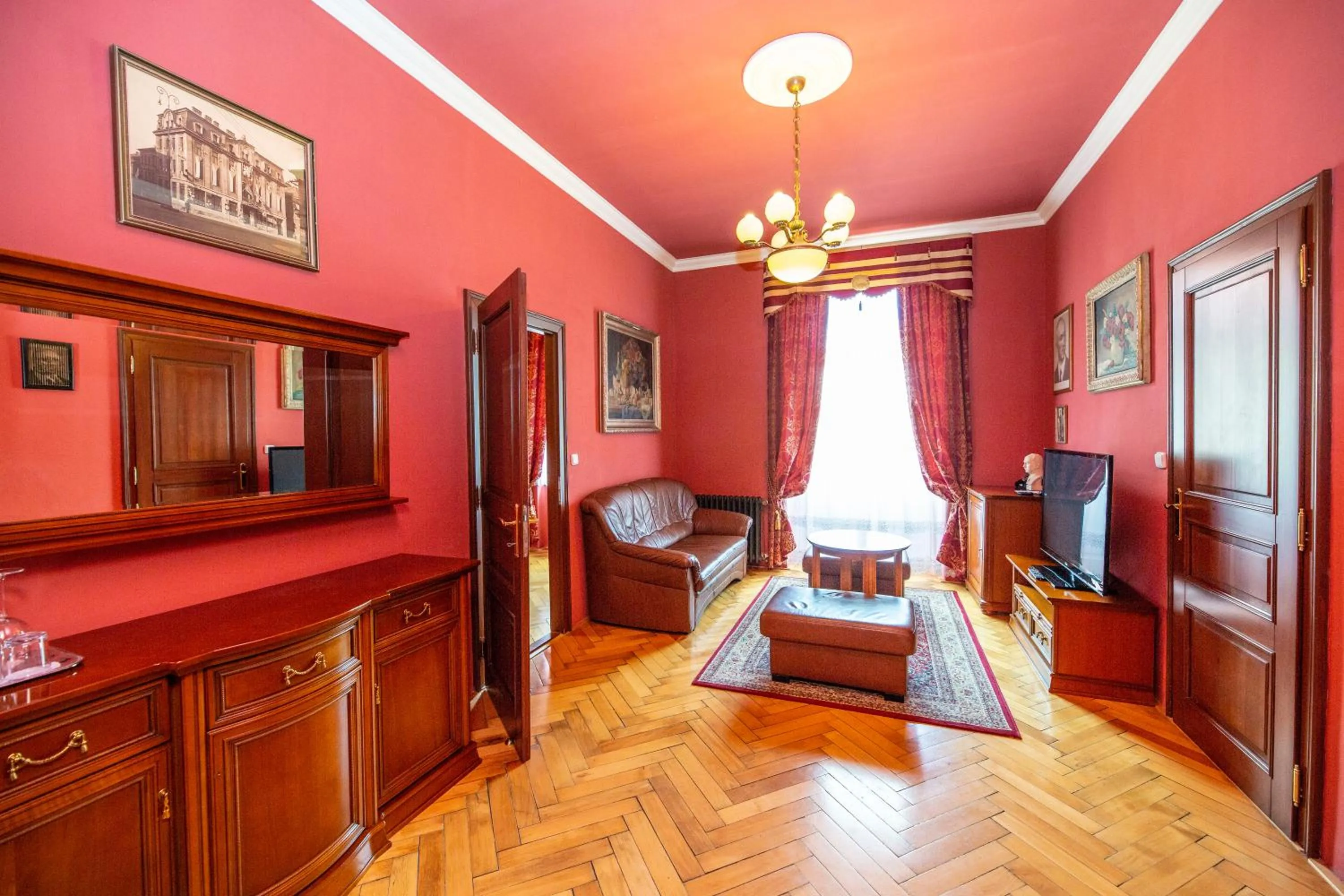 Bed in Grand Hotel Praha