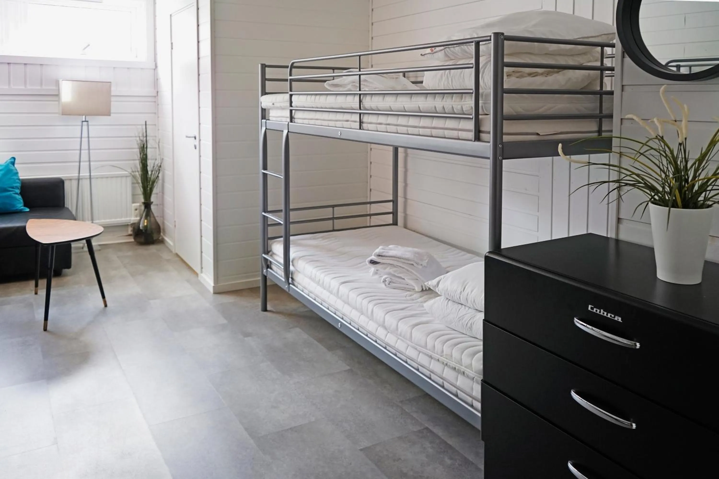 Bed in Northern Light Hotell/Camp Steinfjord