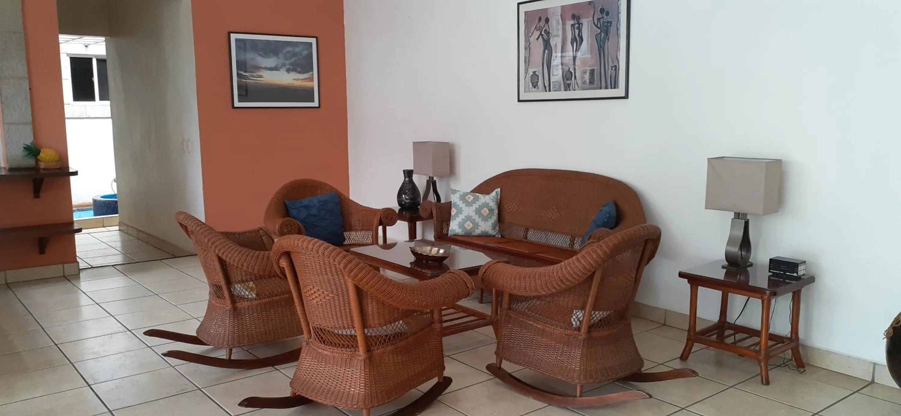 Living room in Hotel El Almendro